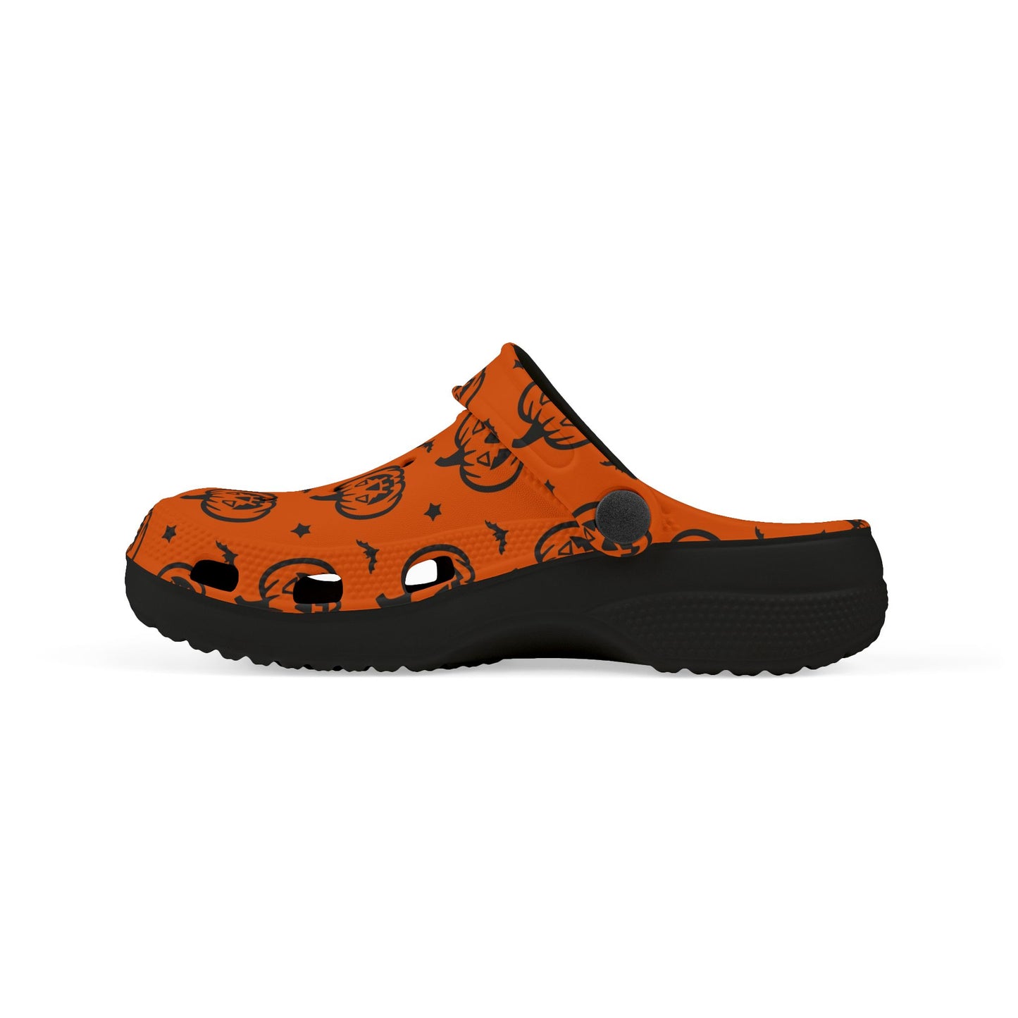 Halloween Pumpkin Kid's Clogs, Fun Foam Shoes, Playful Halloween Footwear, Toddler Halloween Accessories, Kids Holiday Shoes