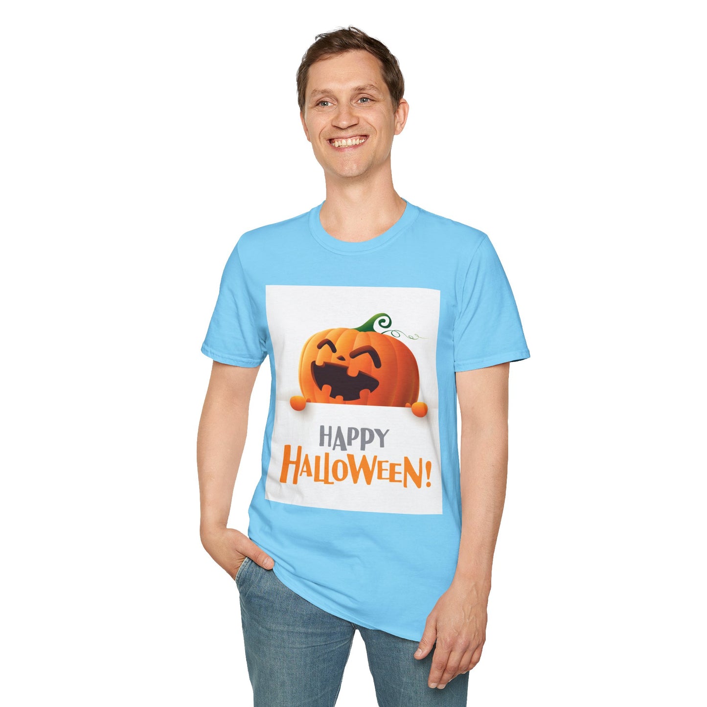Halloween Skull Graphic T-Shirt, Unisex Tee, Casual Halloween Wear, Spooky Gift, Costume Shirt, Fall Celebration Apparel