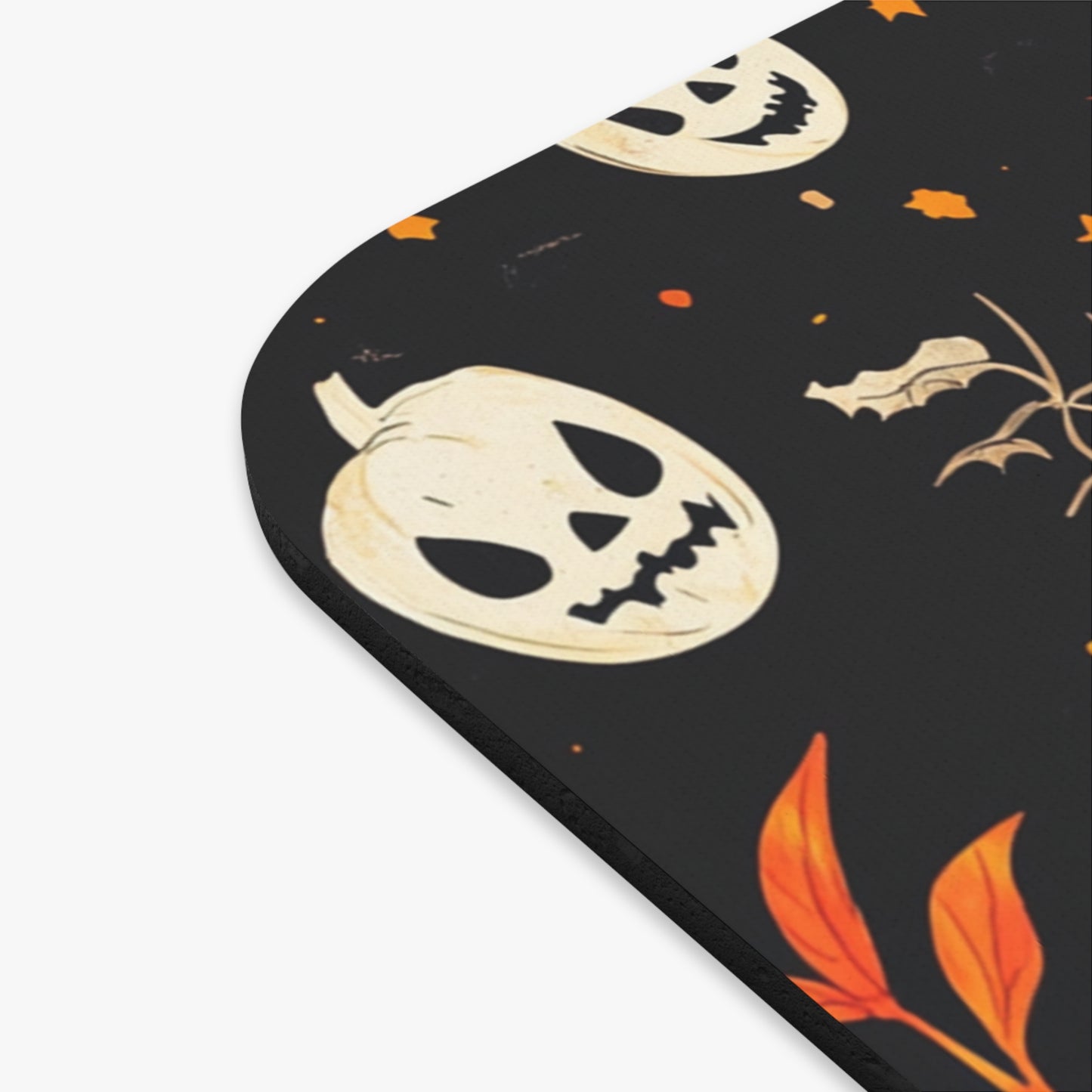 Halloween Pumpkin Mouse Pad, Cute Desk Accessories, Office Decor, Gift for Gamers, Fall Season Office Supplies