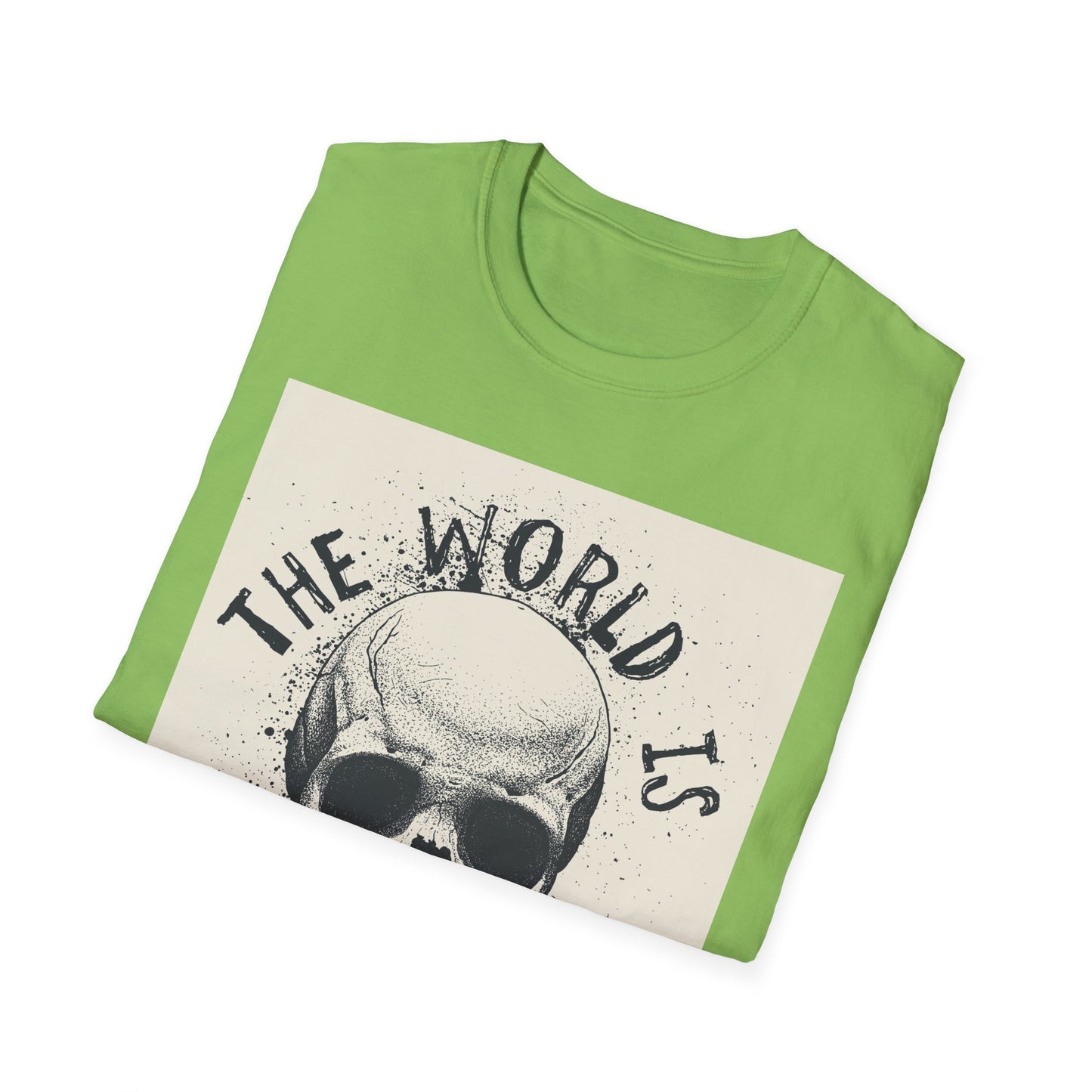 Skull Graphic Unisex T-Shirt - Edgy Casual Wear for Comfort & Style, Grunge Fashion, Gift for Him/Her, Halloween Outfit, Alternative Apparel