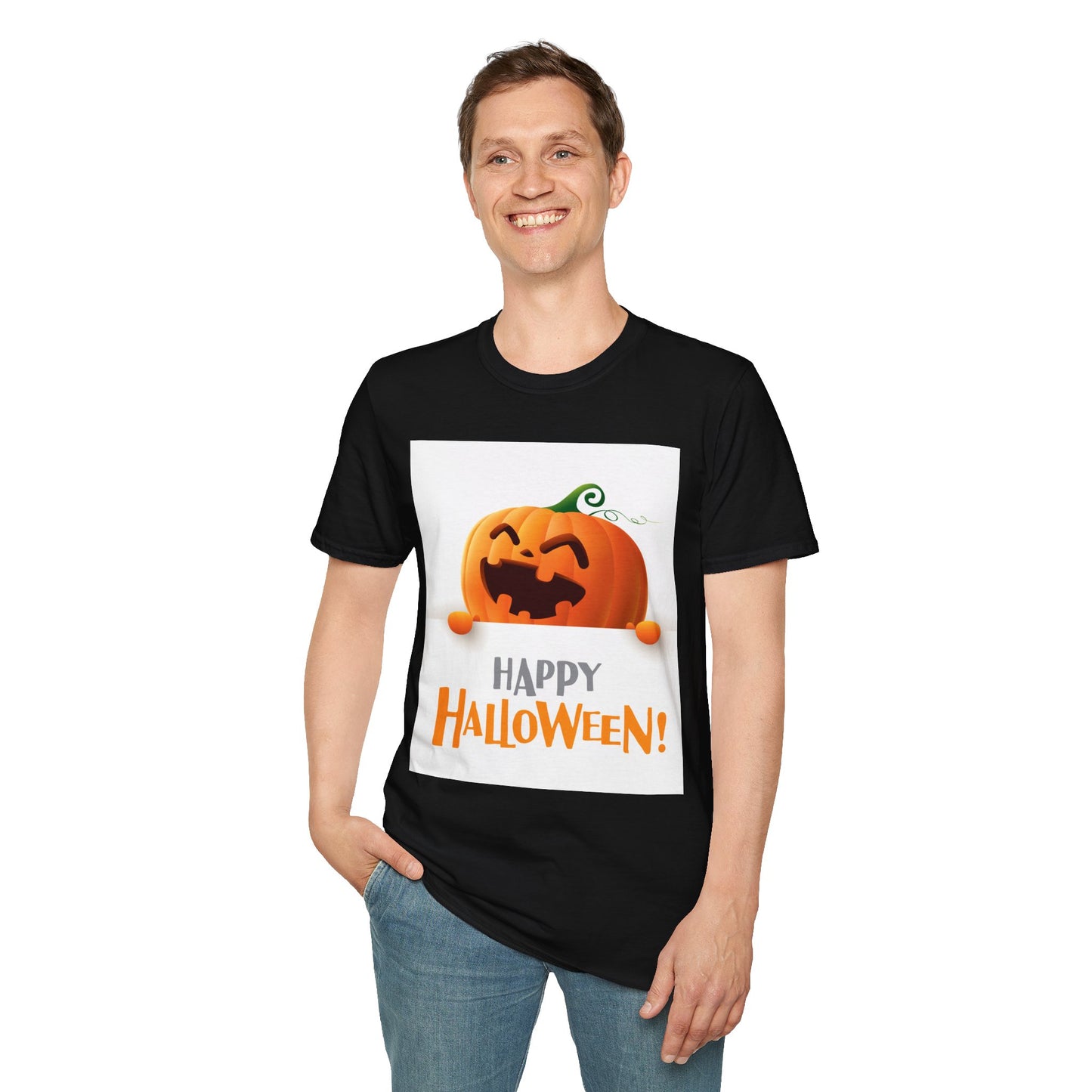 Halloween Skull Graphic T-Shirt, Unisex Tee, Casual Halloween Wear, Spooky Gift, Costume Shirt, Fall Celebration Apparel