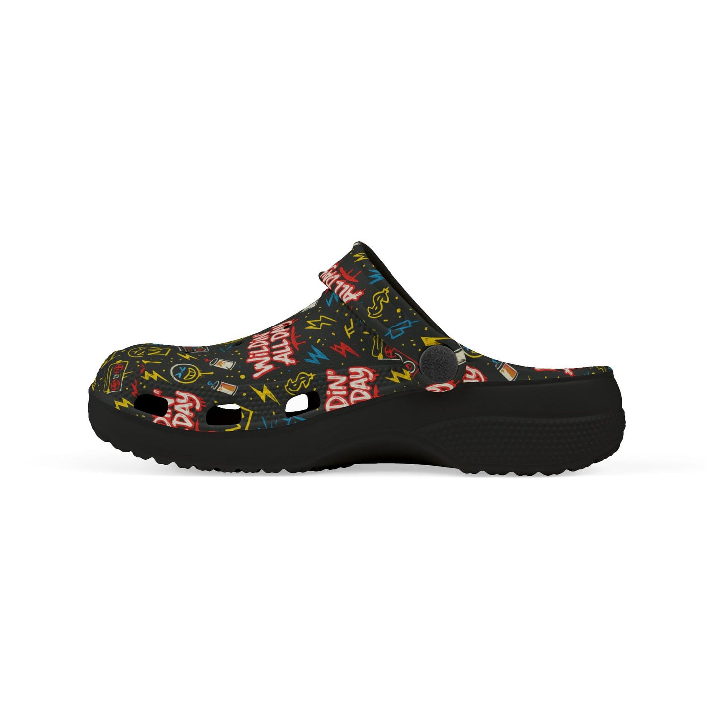 Wildin' All Day Kid's EVA Foam Clogs, Fun Casual Footwear for Kids, Comfortable Summer Shoes, Perfect for Playdates, Outdoor Adventures