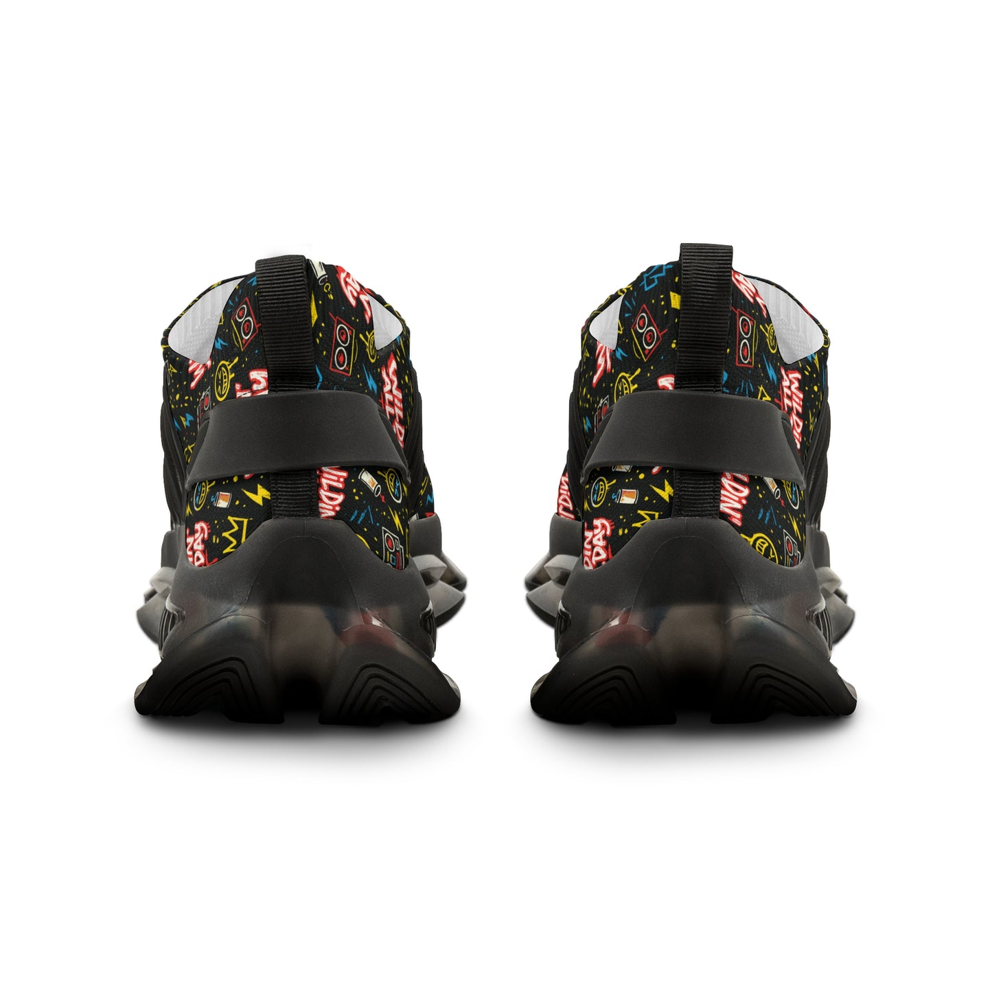 Stylish Graphic Mesh Sneakers for Everyday Adventures | Trendy Footwear, Urban Style, Casual Wear, Festival Fashion, Unique Sneakers