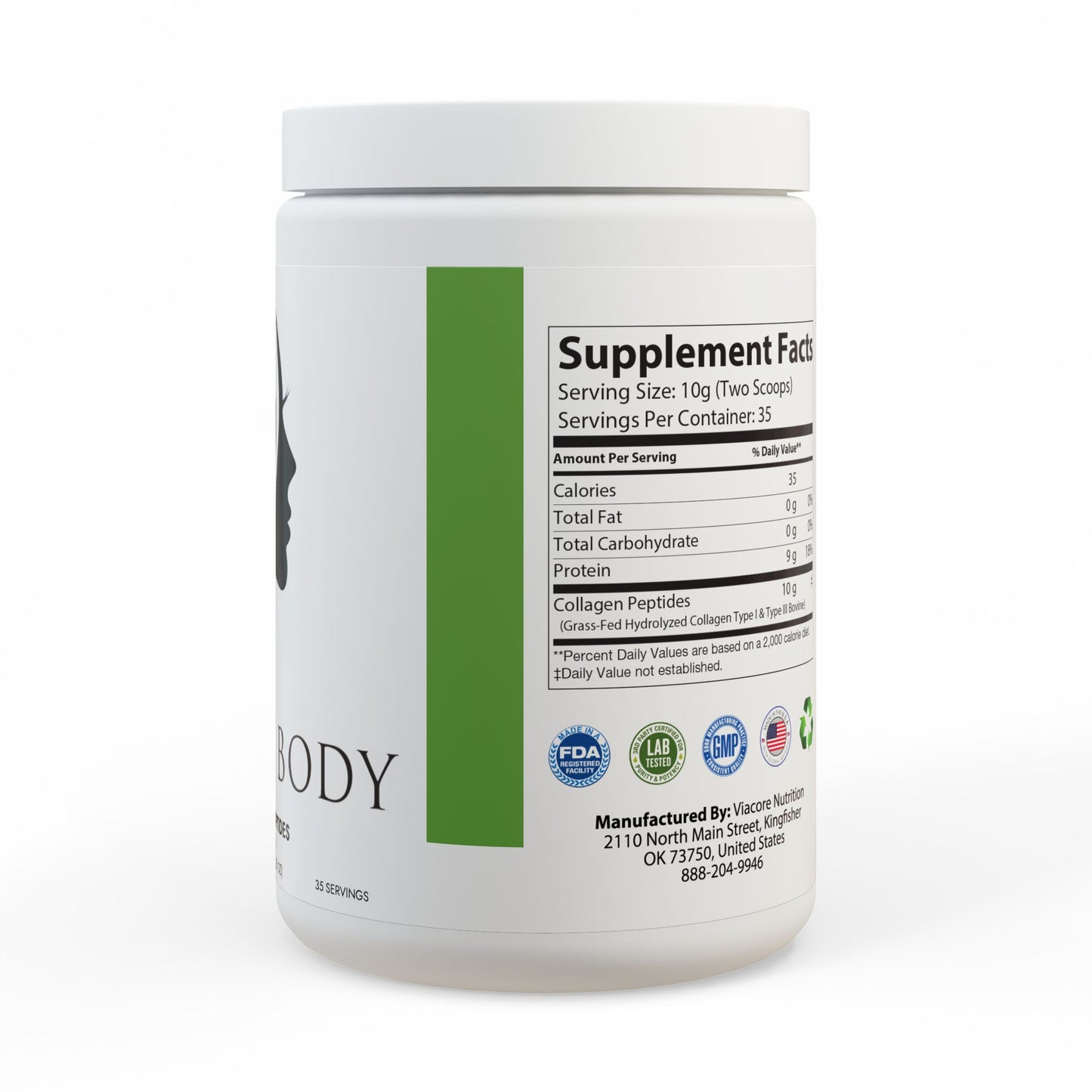 Collagen Peptides Type I & III Supplement (350g, 12.3oz)