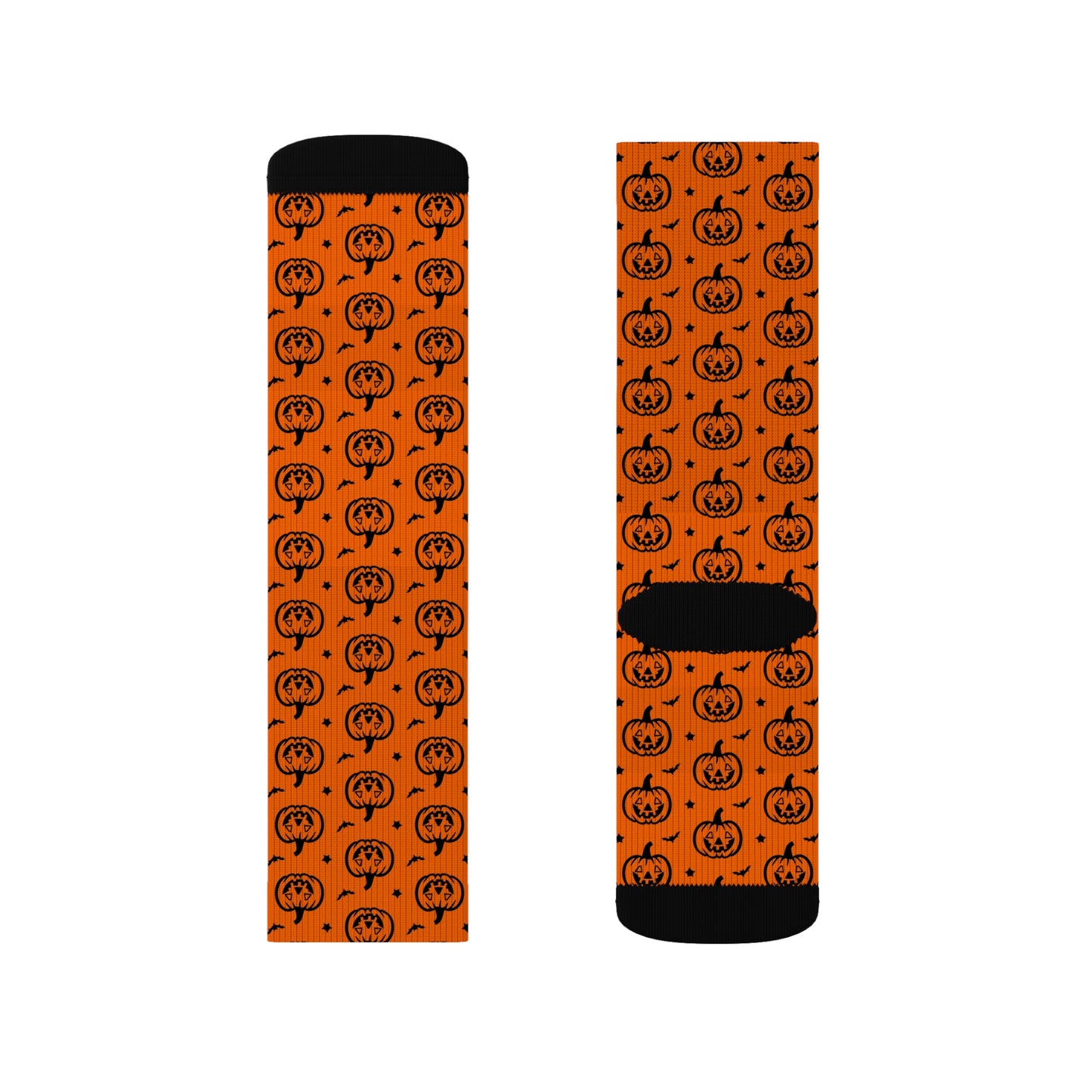 Halloween Pumpkin Socks, Cozy Fall Accessories, Cute Gift for Halloween, Fun Sock Design, Holiday Party Wear