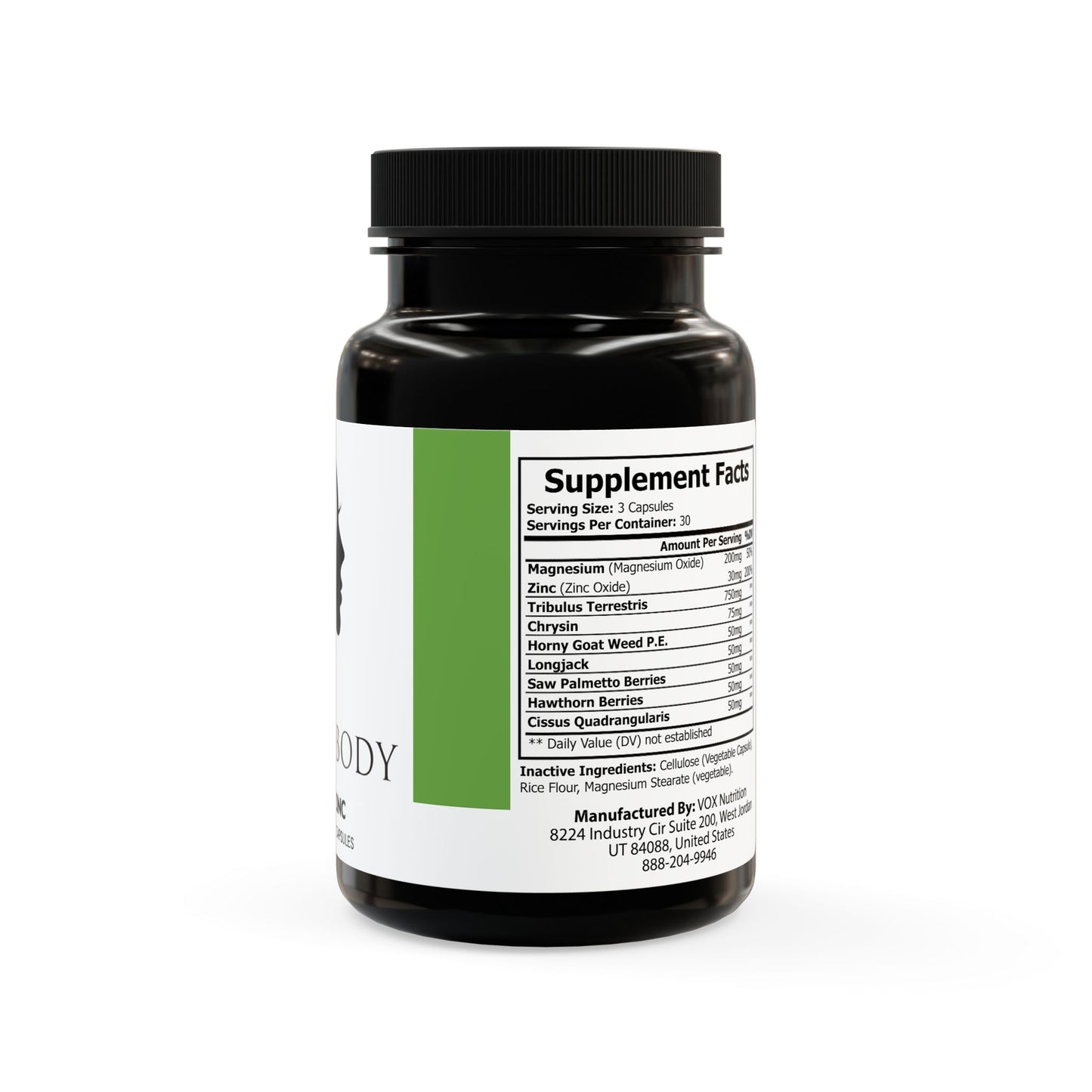 Magnesium Zinc Supplement (90 Capsules)
