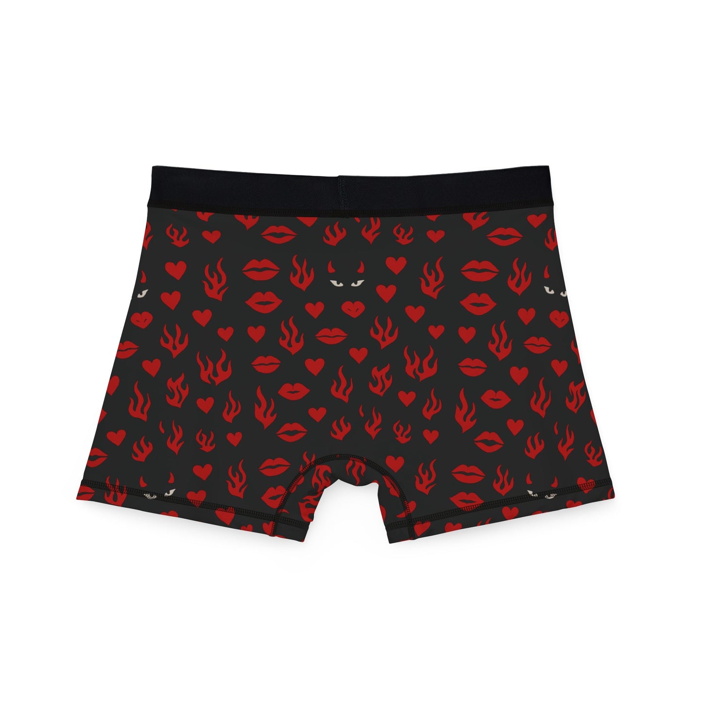 Kiss Print Men's Boxers, Romantic Underwear, Cute Men's Loungewear, Valentine's Day Gift, Fun Prints for Him