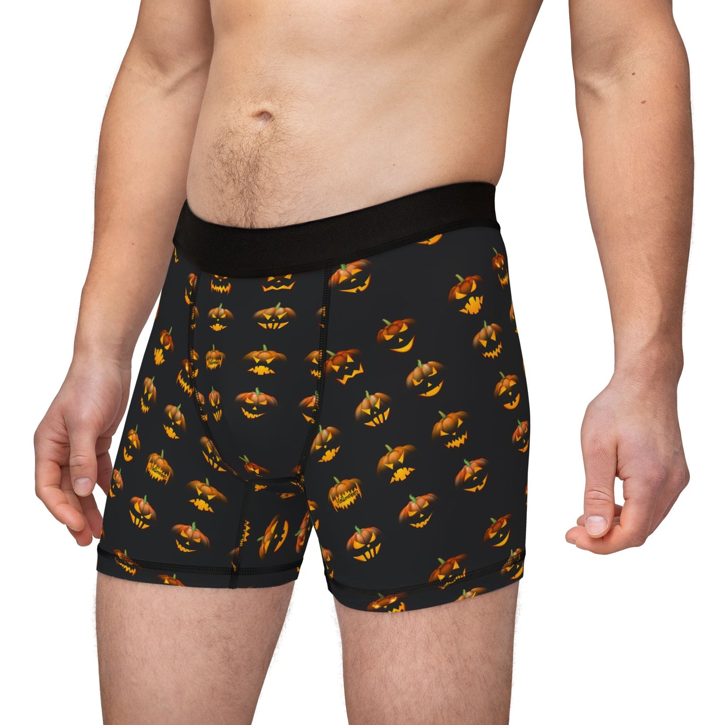Spooky Halloween Men's Boxers, Fun Underwear for Men, Holiday Gift, Comfortable Sleepwear, Unique Costume Lingerie