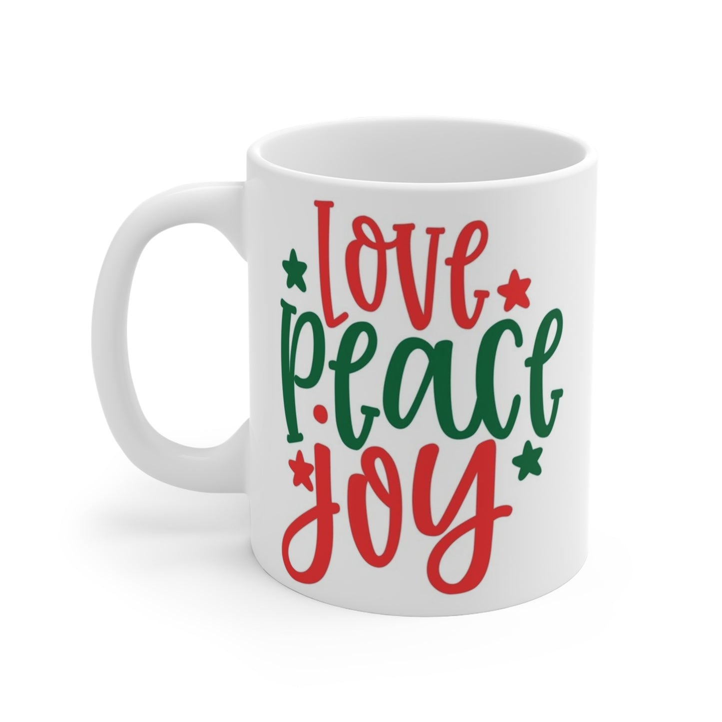 Love Peace Joy Holiday Mug