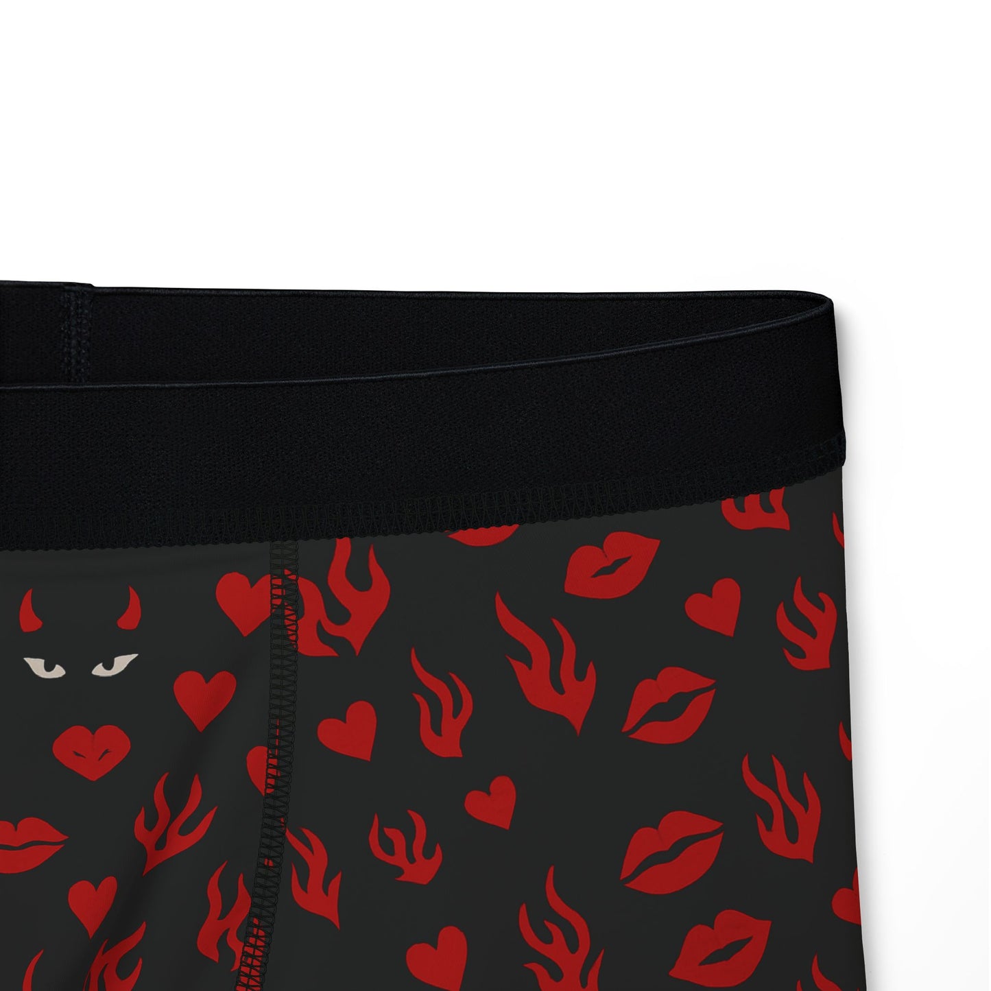 Kiss Print Men's Boxers, Romantic Underwear, Cute Men's Loungewear, Valentine's Day Gift, Fun Prints for Him