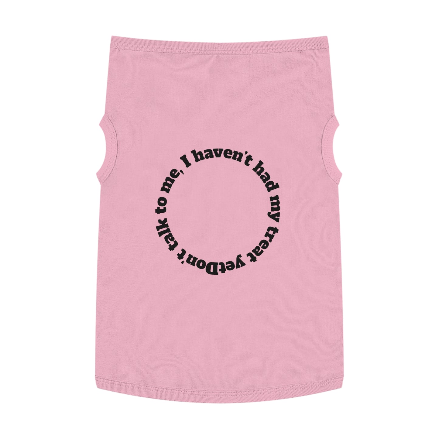 Funny Dog Tank Top - "Don't Talk to Me" Pet Apparel, Cute Canine Gift, Dog Clothes for Small Breeds, Pet Birthday Party