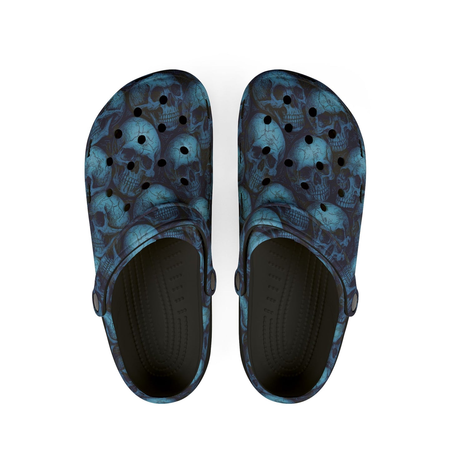 Stylish EVA Foam Clogs - Casual Comfort, Fun Outdoor Footwear, Unique Skulls Design, Perfect for Summer, Garden, Parties, Festivals