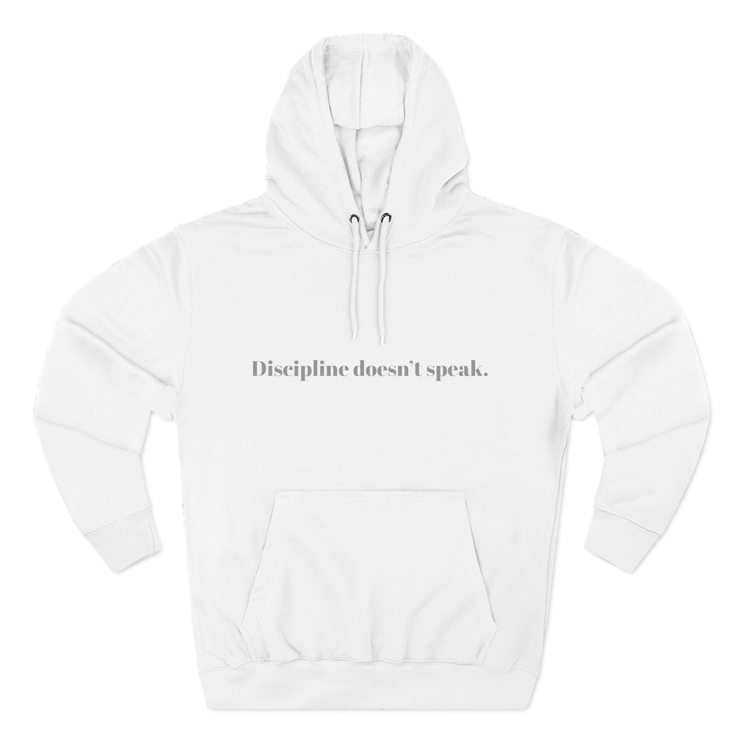 Three-Panel Fleece Hoodie