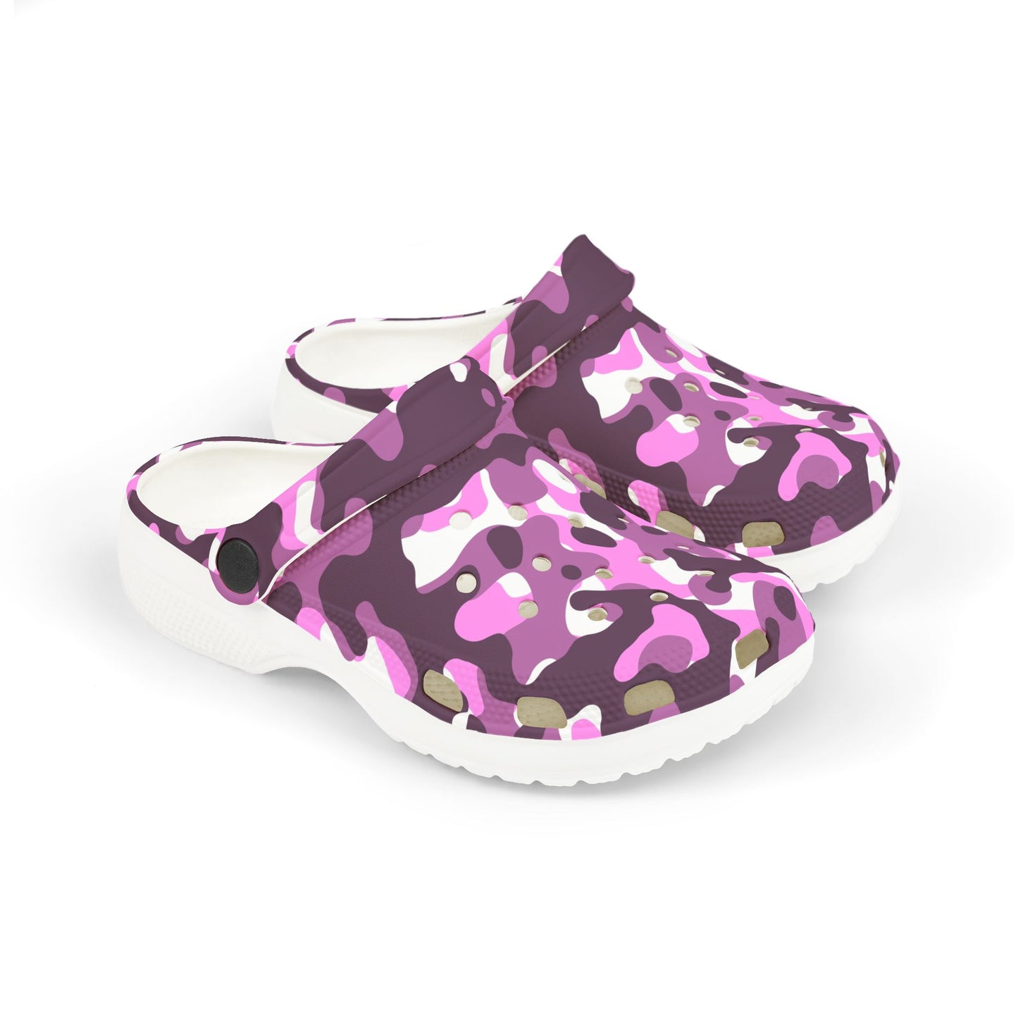Kid's Stylish EVA Foam Clogs - Fun Camo Design, Summer Slip-Ons, Kids Footwear, Playtime Shoes, Birthday Gift