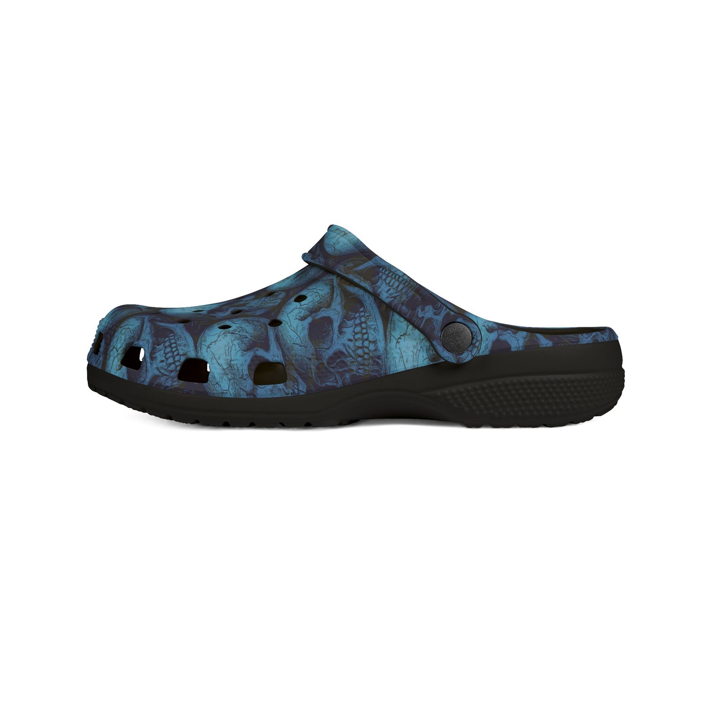 Stylish EVA Foam Clogs - Casual Comfort, Fun Outdoor Footwear, Unique Skulls Design, Perfect for Summer, Garden, Parties, Festivals