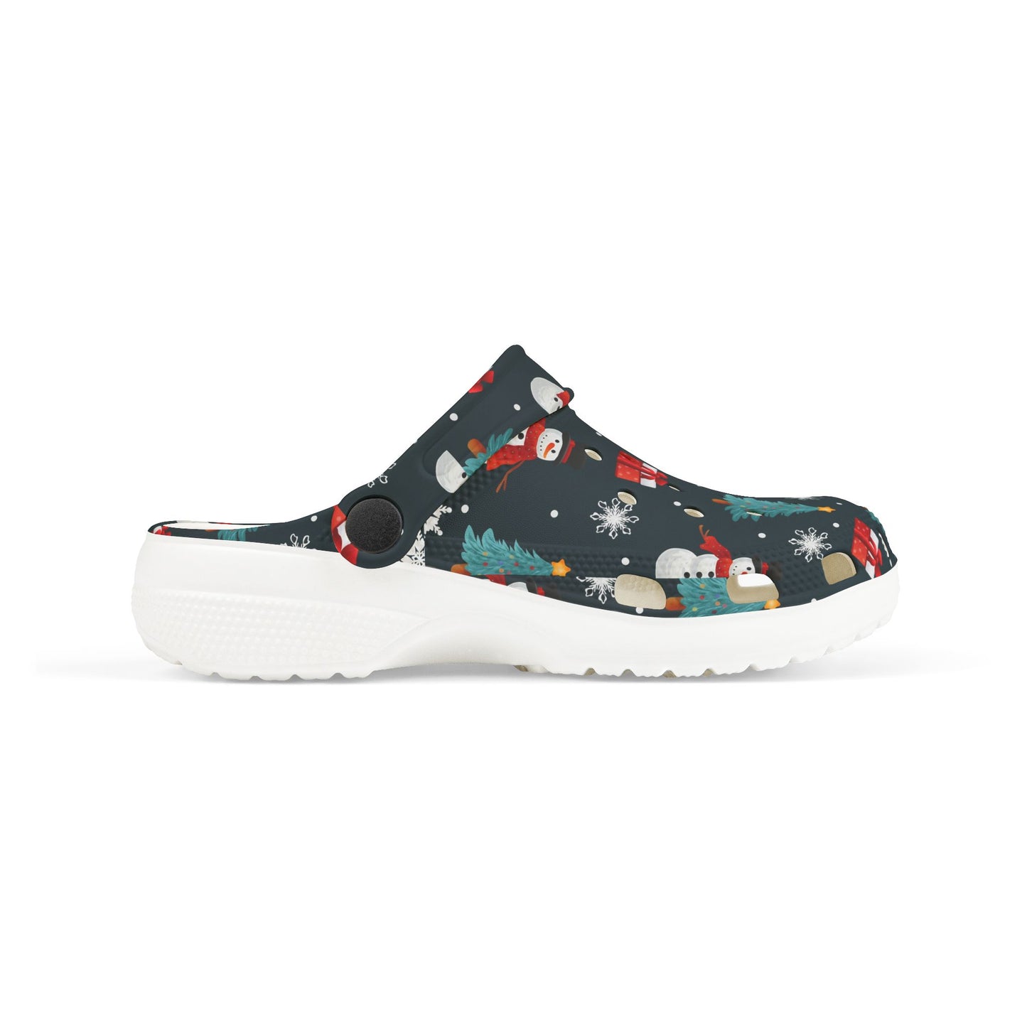 Festive Kid's Clogs with Christmas Design - Perfect for Holiday Cheer, Playtime, Parties, Home Use, Family Gatherings