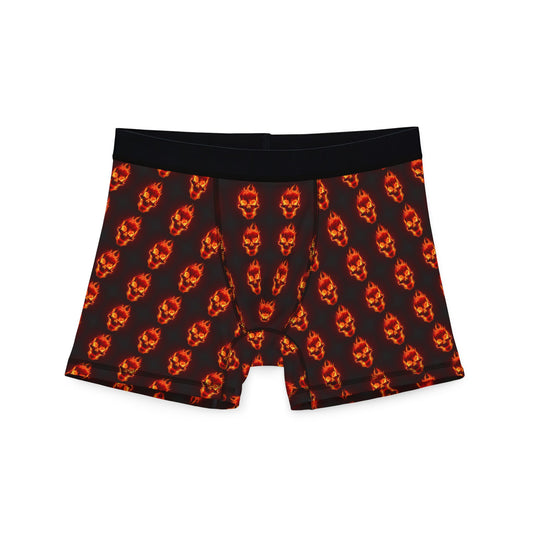 Men's Skull Print Boxers, Funky Men's Underwear, Gothic Loungewear, Halloween Gift, Unique Boxer Shorts