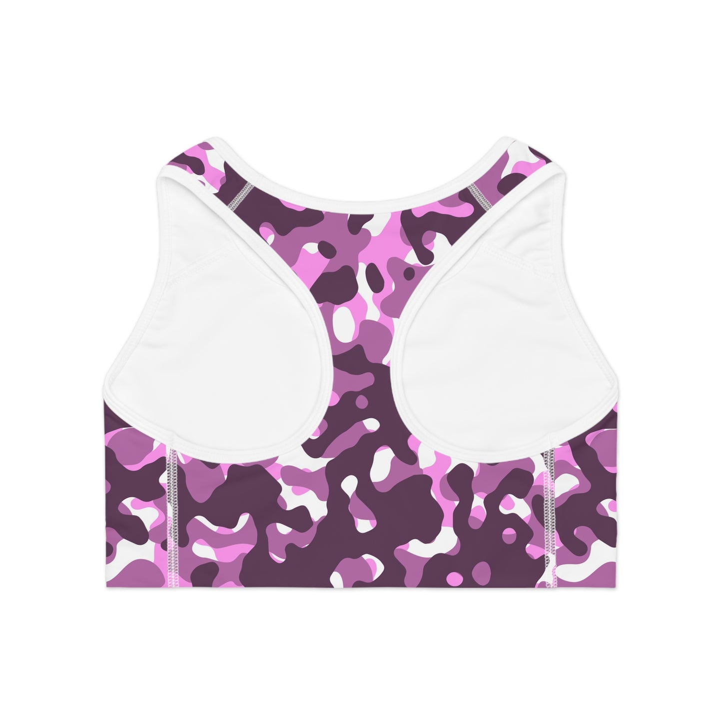 Stylish Sports Bra, Activewear, Workout Apparel, Gym Top, Fitness Gear, Camo Print