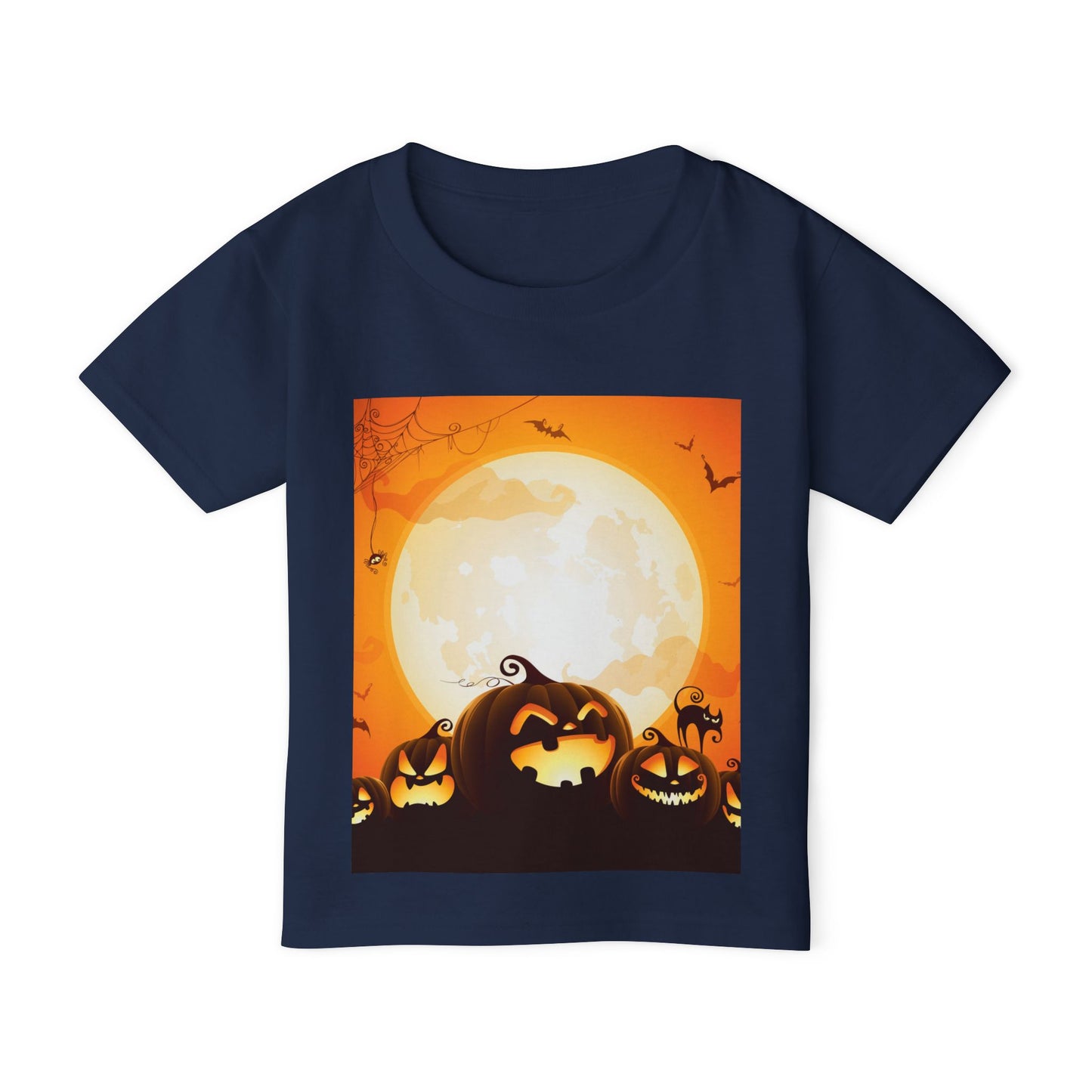 Halloween Pumpkin Toddler T-shirt | Cute Trick or Treat Shirt | Kids Halloween Costume Top | Fall Outfit | Spooky Celebration Tee