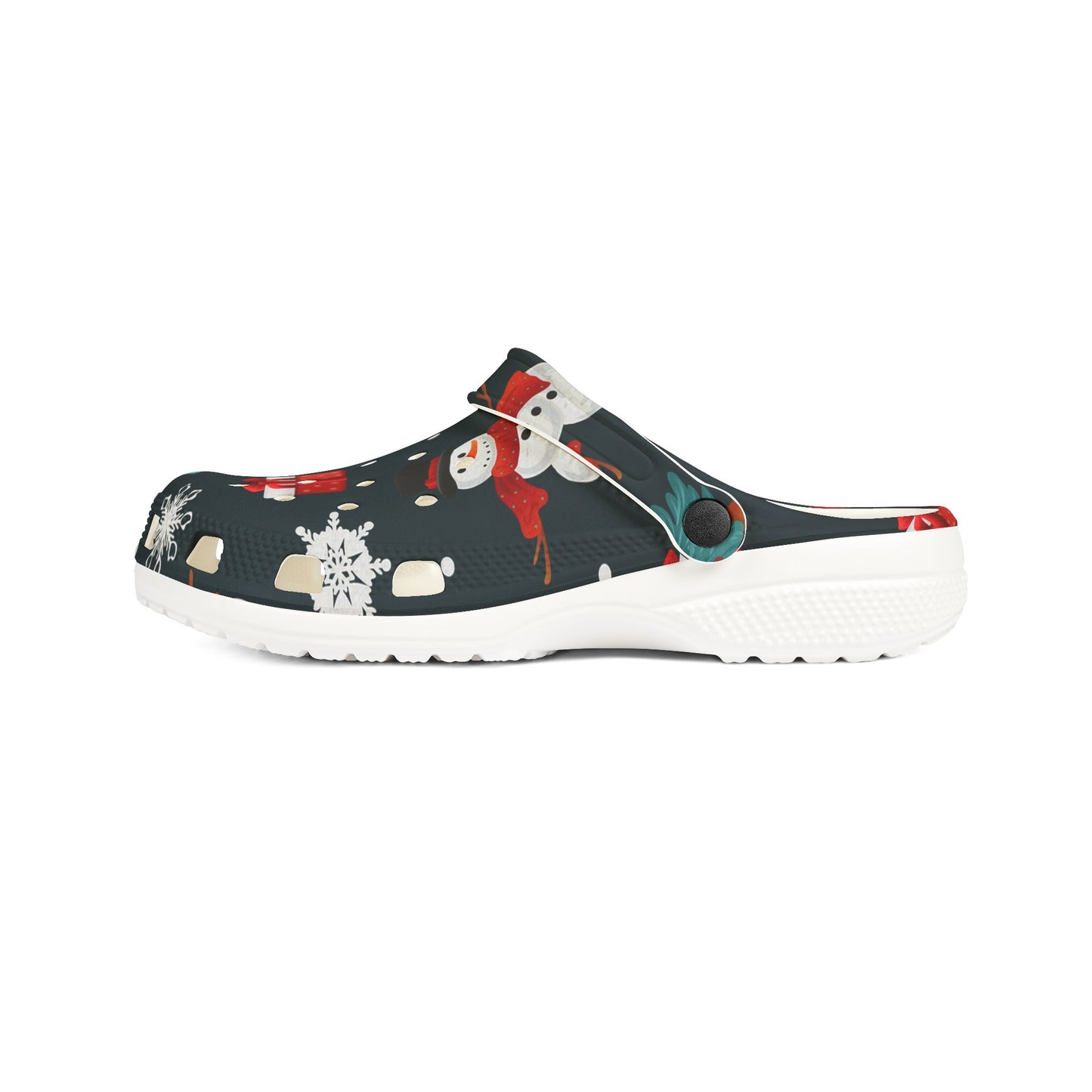 Festive EVA Foam Rubber Shoes, Holiday Clogs, Christmas Footwear, Indoor Garden Shoes, Fun Slip-Ons, Gift for Family