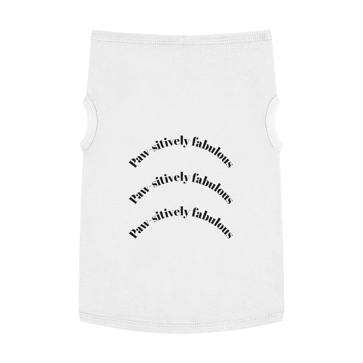Fabulously Fun Pet Tank Top for Fashion-Forward Pets, Cute Dog Apparel, Pet Gift, Dog Lover Shirt, Stylish Petwear