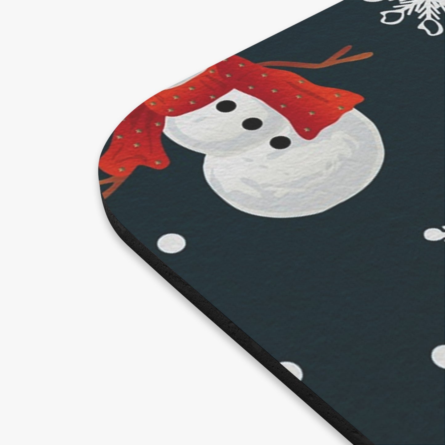 Festive Snowman Mouse Pad, Holiday Desk Accessory, Christmas Gift, Winter Decor, Office Supplies, Seasonal Mousepad