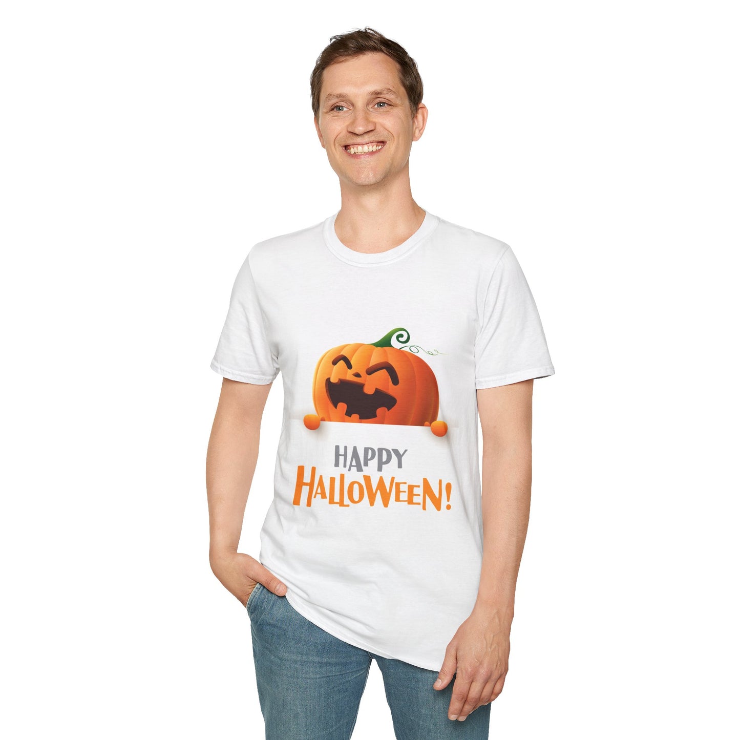 Halloween Skull Graphic T-Shirt, Unisex Tee, Casual Halloween Wear, Spooky Gift, Costume Shirt, Fall Celebration Apparel