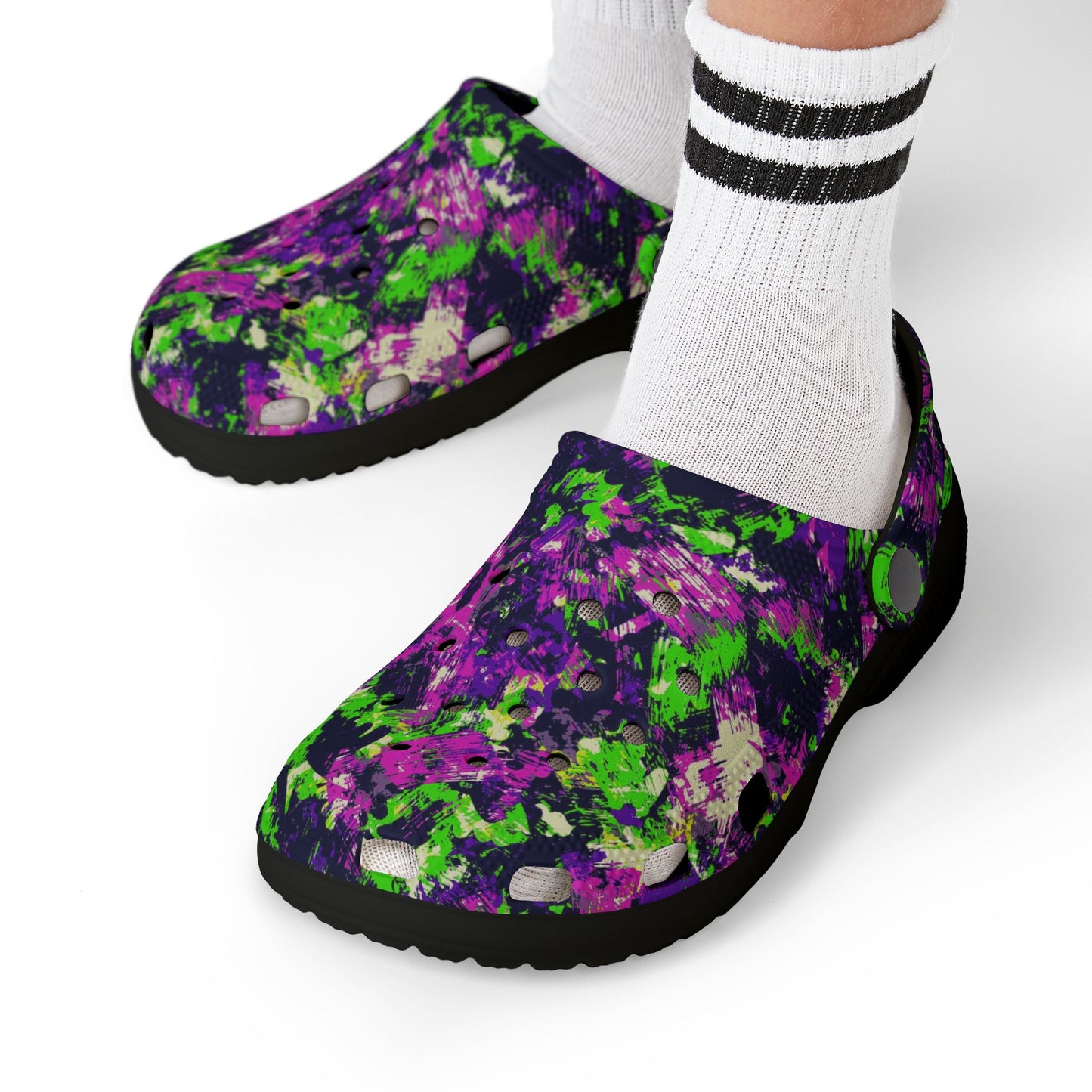 Colorful Kid's Clogs, Playful EVA Foam Sandals, Summer Footwear, Fun Garden Shoes, Kids Slip-On Footwear, Outdoor Play Shoes