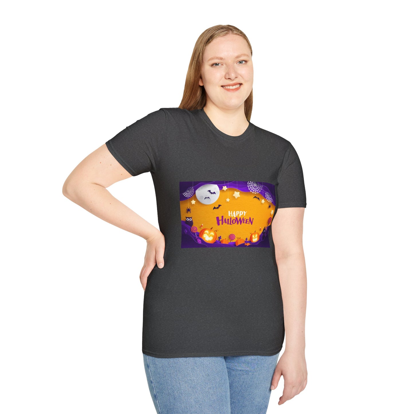 Halloween Fun Unisex T-Shirt, Spooky Tee, Halloween Costume, Party Outfit, Trick or Treat Shirt, October Celebration Wear