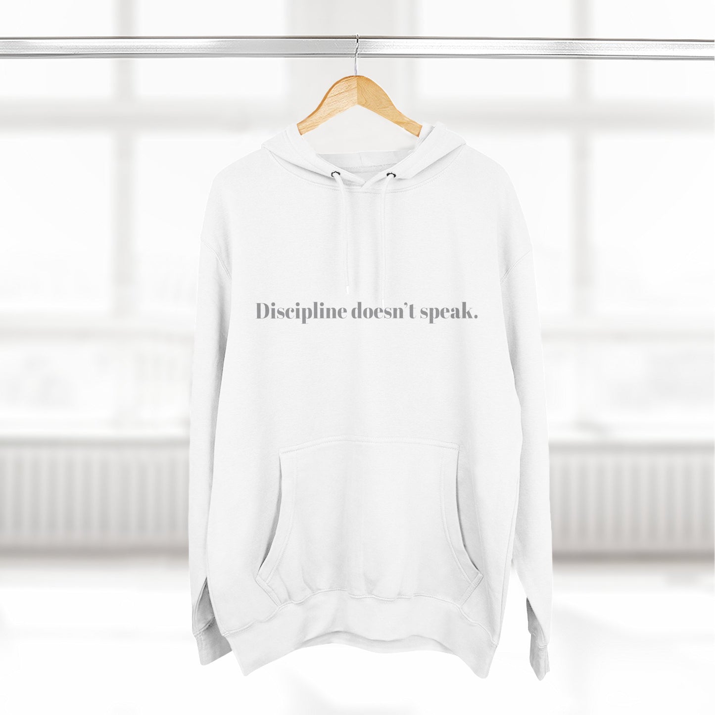 Three-Panel Fleece Hoodie