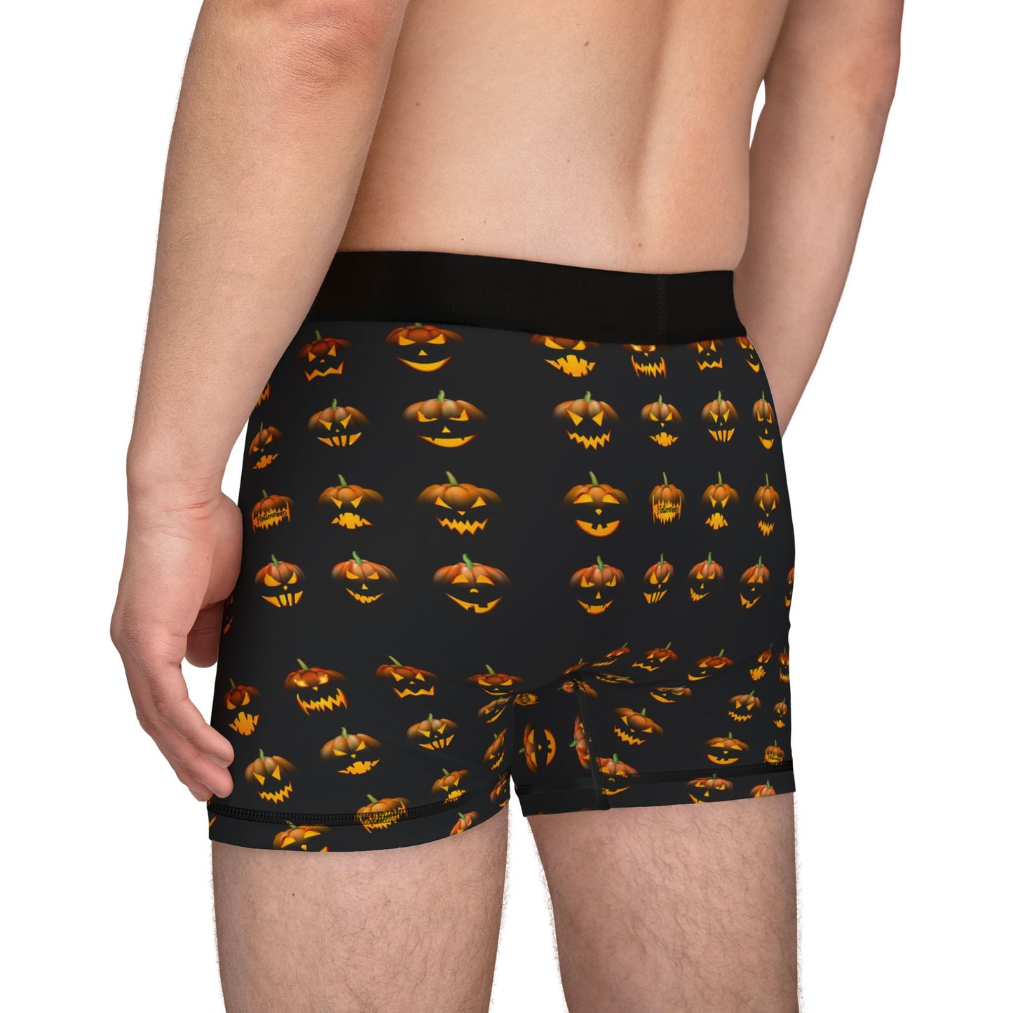 Spooky Halloween Men's Boxers, Fun Underwear for Men, Holiday Gift, Comfortable Sleepwear, Unique Costume Lingerie