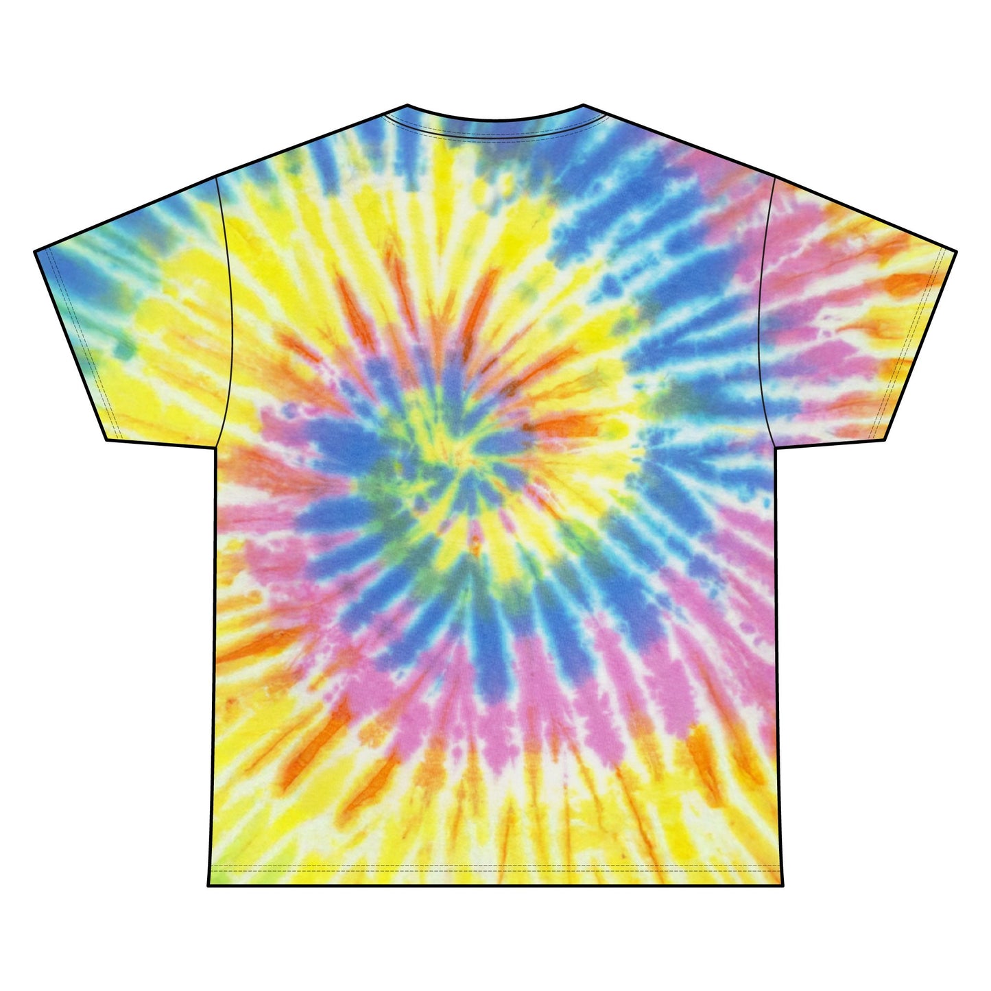 Peace Sign Tie Dye Tee, Unisex Tie Dye Cotton Shirt, Bohemian Style Tee, Festival Wear, Vintage Vibe T-Shirt
