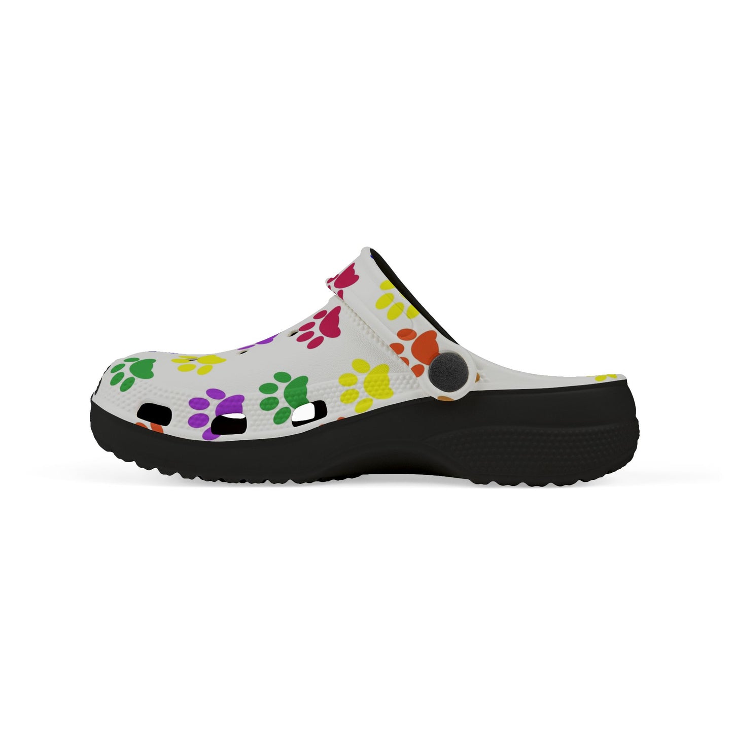 Kid's Colorful Paw Print Clogs | Fun Summer Footwear | Pet Lovers Gift | Playtime Shoes | Kids Sandals | Outdoor Adventure