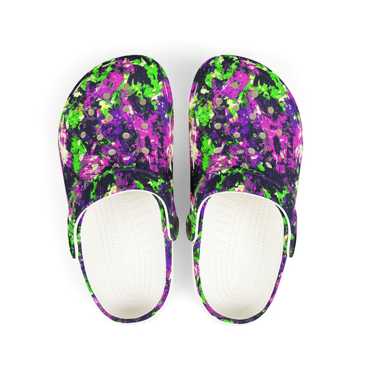 Colorful Kid's Clogs, Playful EVA Foam Sandals, Summer Footwear, Fun Garden Shoes, Kids Slip-On Footwear, Outdoor Play Shoes