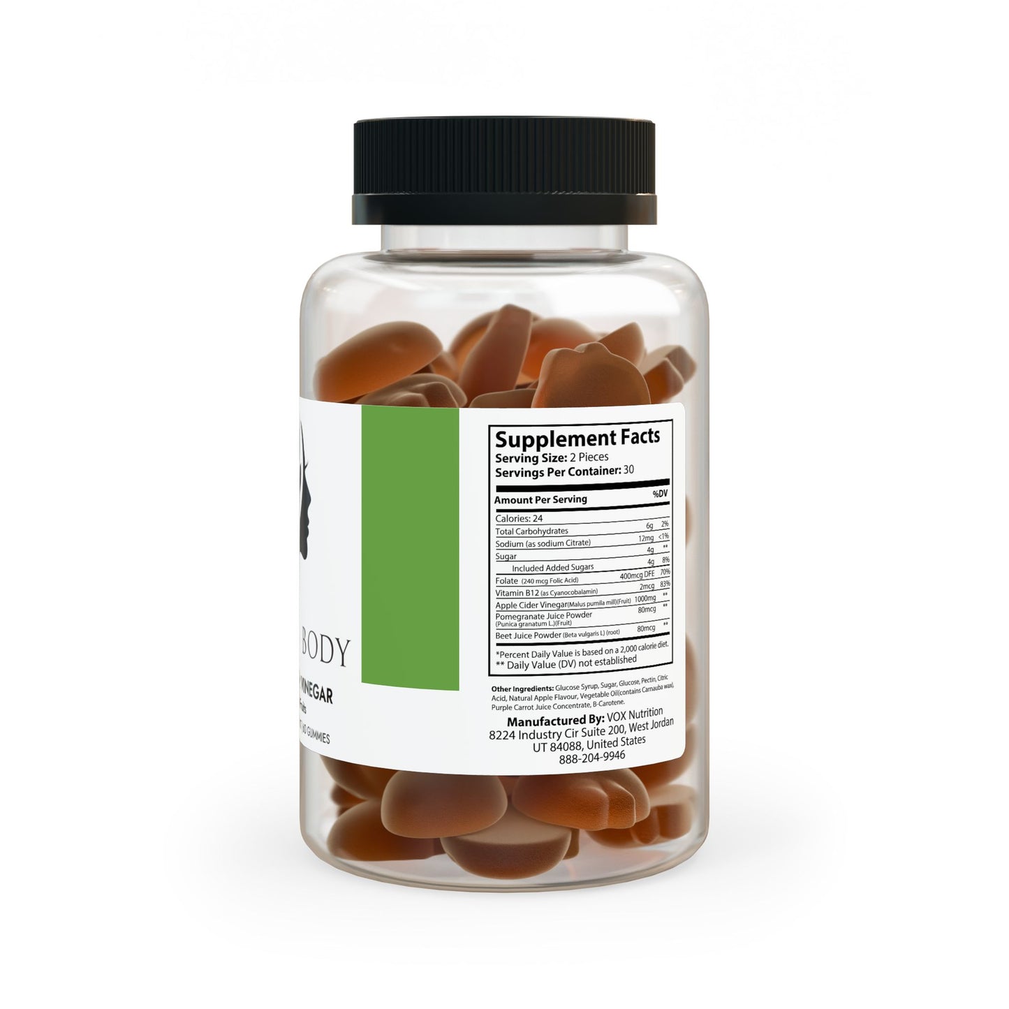 Apple Cider Vinegar Gummies (60 Gummies)