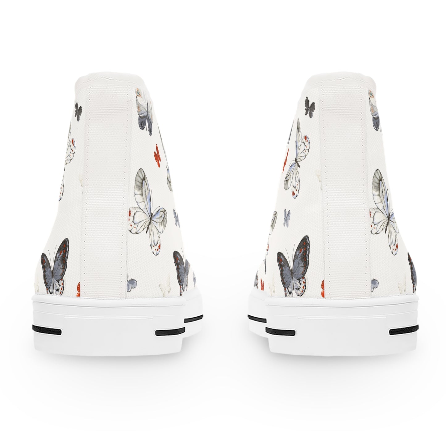 Butterfly Print Women's High Top Sneakers - Trendy and Stylish Footwear, Fashion Sneakers, Comfortable High Tops, Unique Shoe Design, [...]