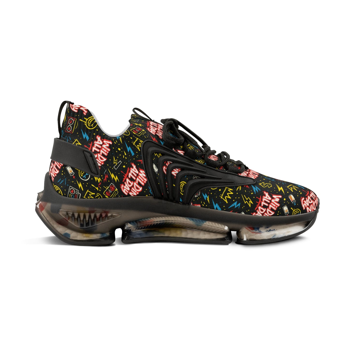 Stylish Graphic Mesh Sneakers for Everyday Adventures | Trendy Footwear, Urban Style, Casual Wear, Festival Fashion, Unique Sneakers