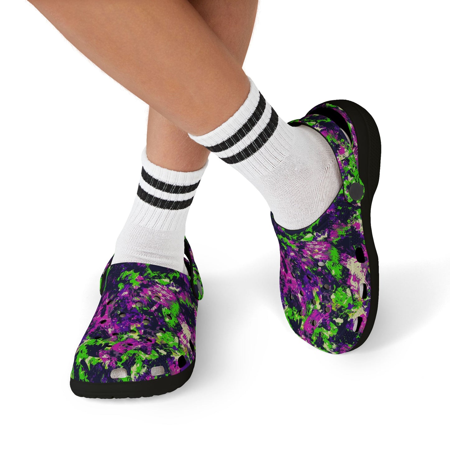 Colorful Kid's Clogs, Playful EVA Foam Sandals, Summer Footwear, Fun Garden Shoes, Kids Slip-On Footwear, Outdoor Play Shoes