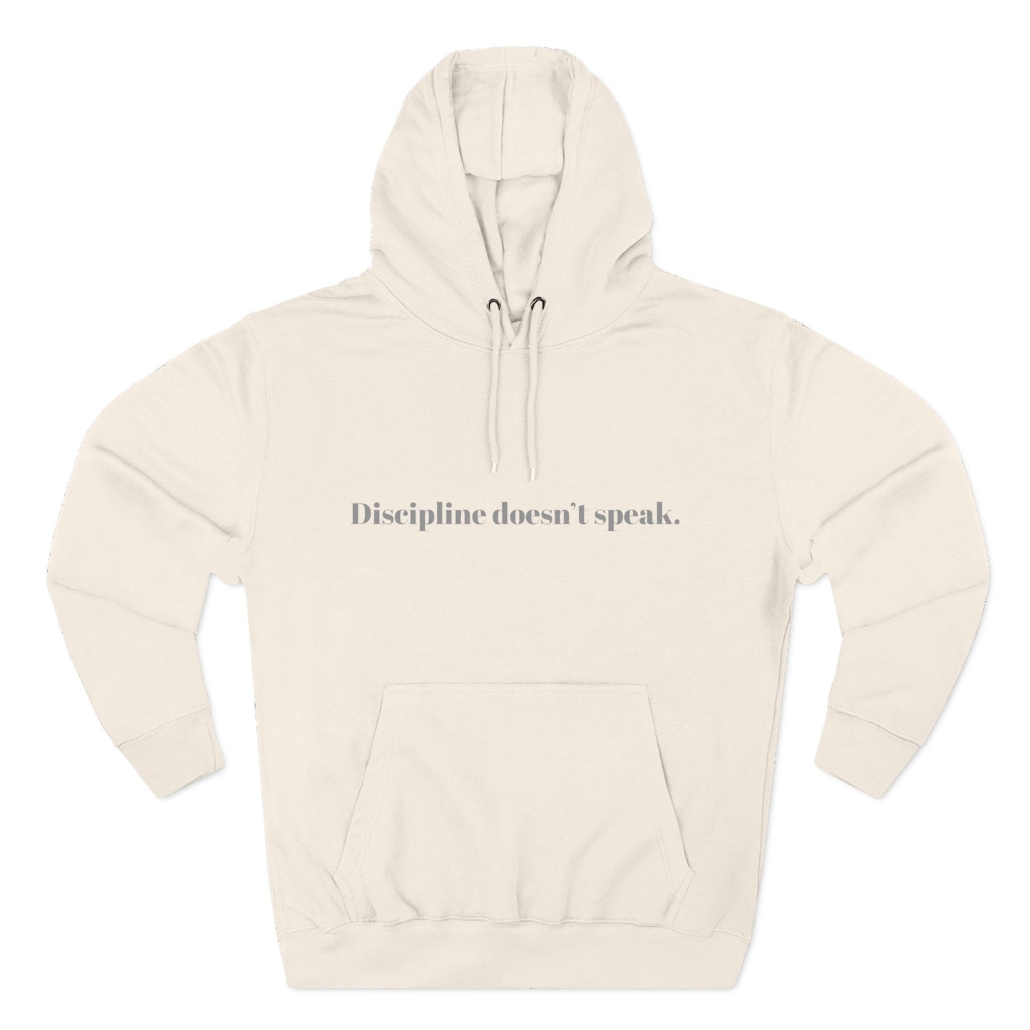 Three-Panel Fleece Hoodie
