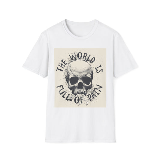 Skull Graphic Unisex T-Shirt - Edgy Casual Wear for Comfort & Style, Grunge Fashion, Gift for Him/Her, Halloween Outfit, Alternative Apparel