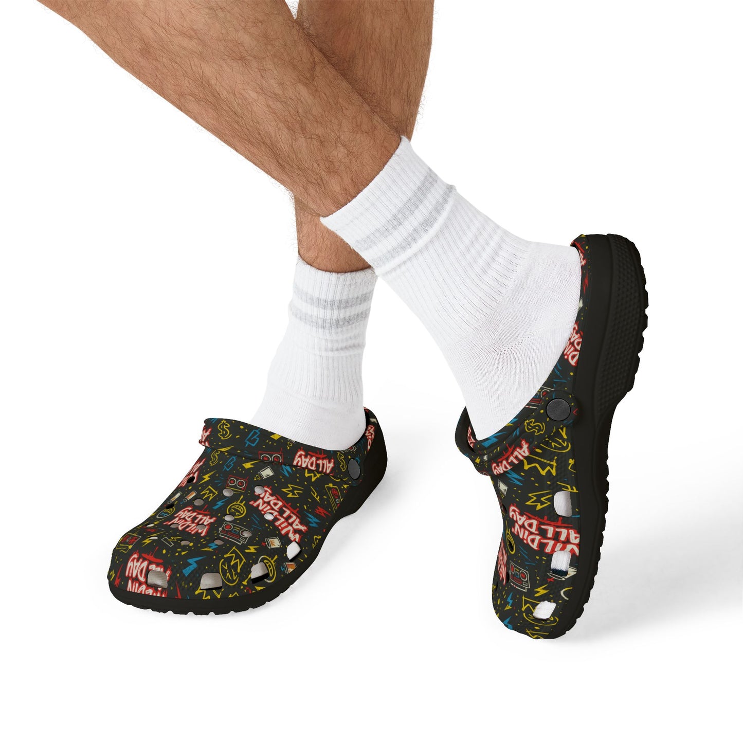 Colorful EVA Foam Shoes, Fun Slip-On Footwear, Perfect for Summer, Casual Wear, Festivals, Outdoor Adventures