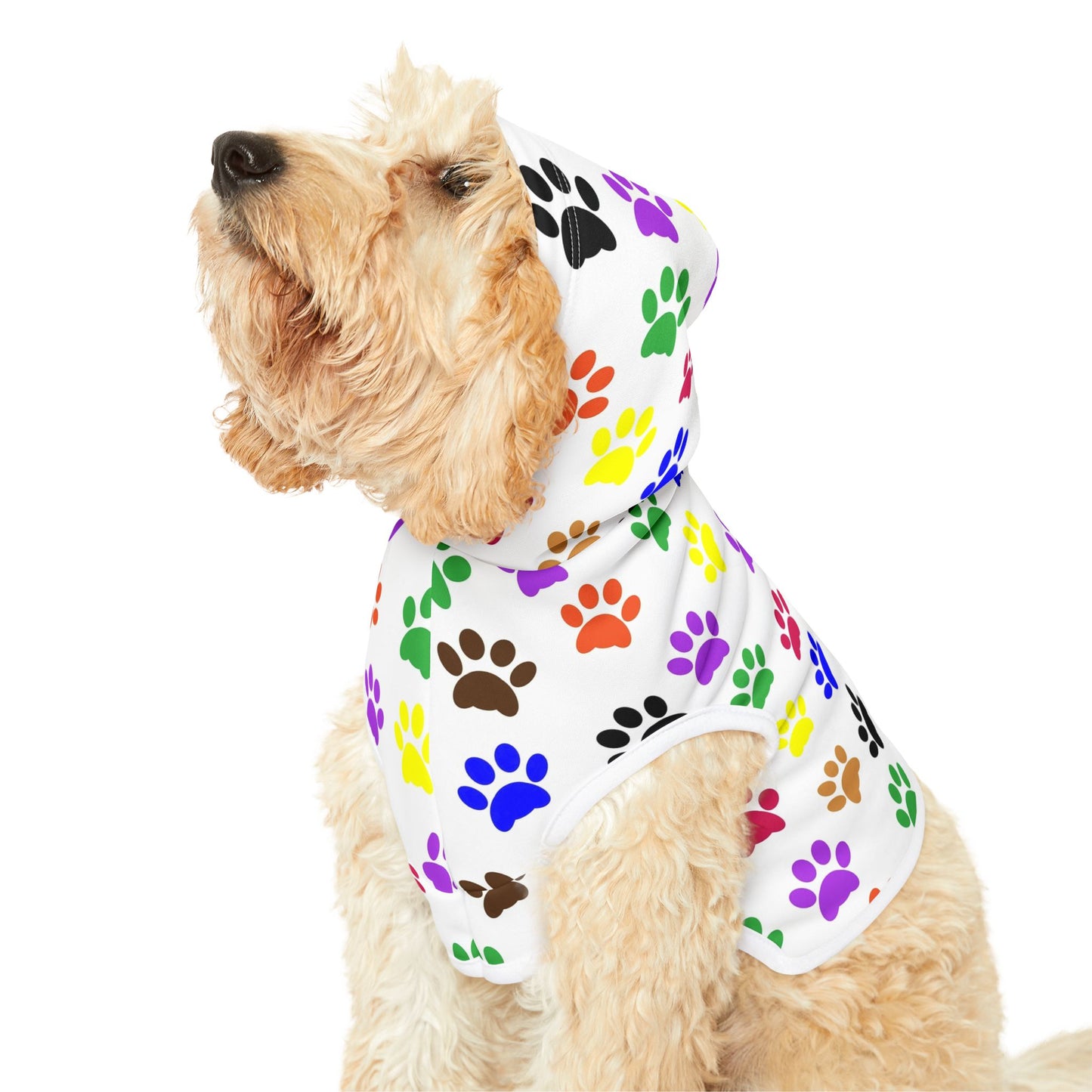 Colorful Pet Hoodie for Stylish Dogs, Cozy Dog Sweater, Cute Animal Clothing, Pet Gift, Dog Owner Apparel