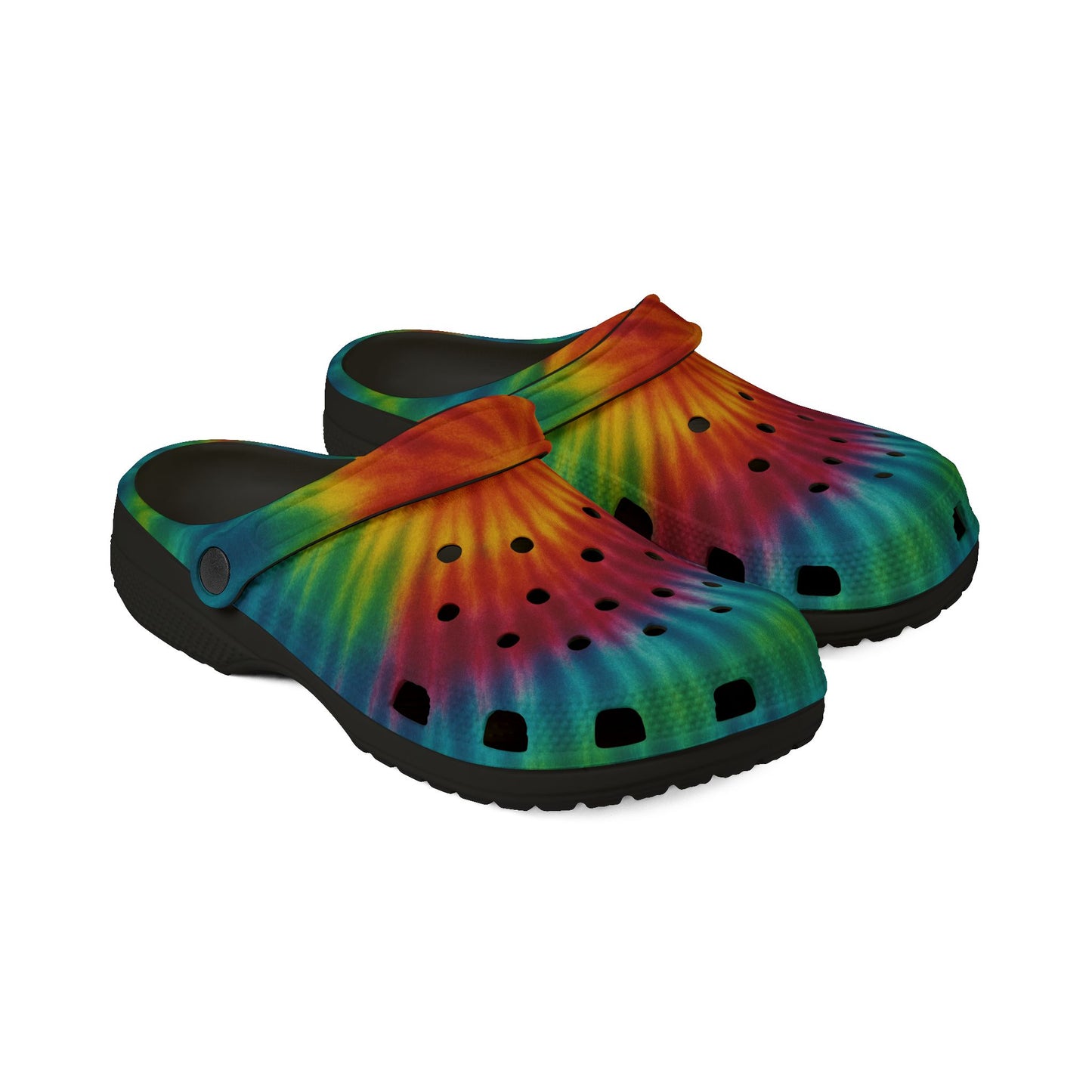 Vibrant Tie-Dye EVA Foam Shoes | Comfortable Clogs for Summer, Beach, Gardening, Fun Gifts, Festive Footwear