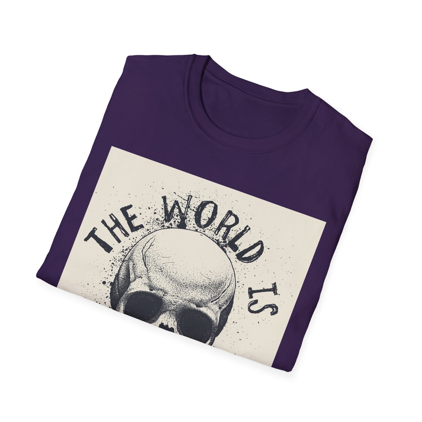Skull Graphic Unisex T-Shirt - Edgy Casual Wear for Comfort & Style, Grunge Fashion, Gift for Him/Her, Halloween Outfit, Alternative Apparel