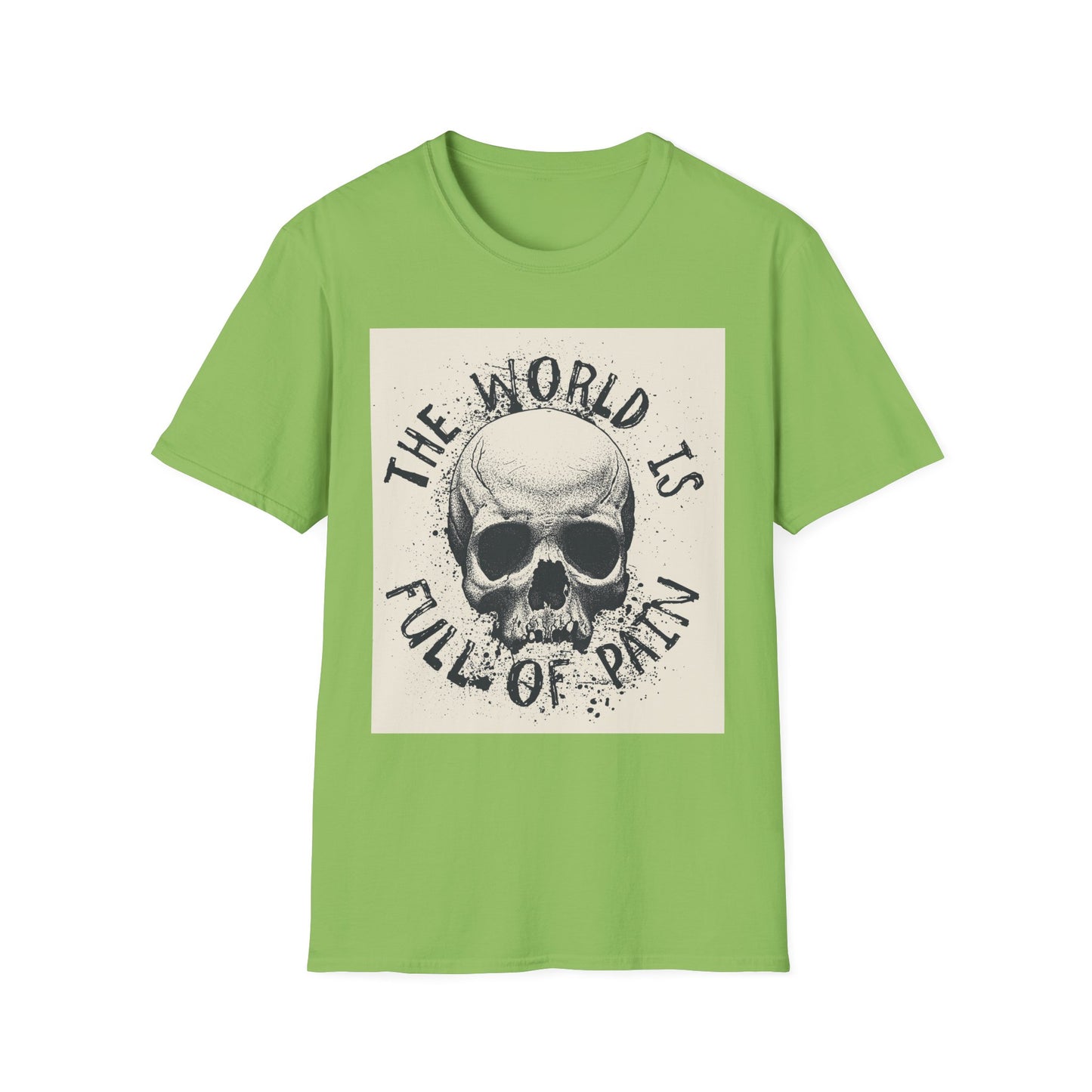 Skull Graphic Unisex T-Shirt - Edgy Casual Wear for Comfort & Style, Grunge Fashion, Gift for Him/Her, Halloween Outfit, Alternative Apparel