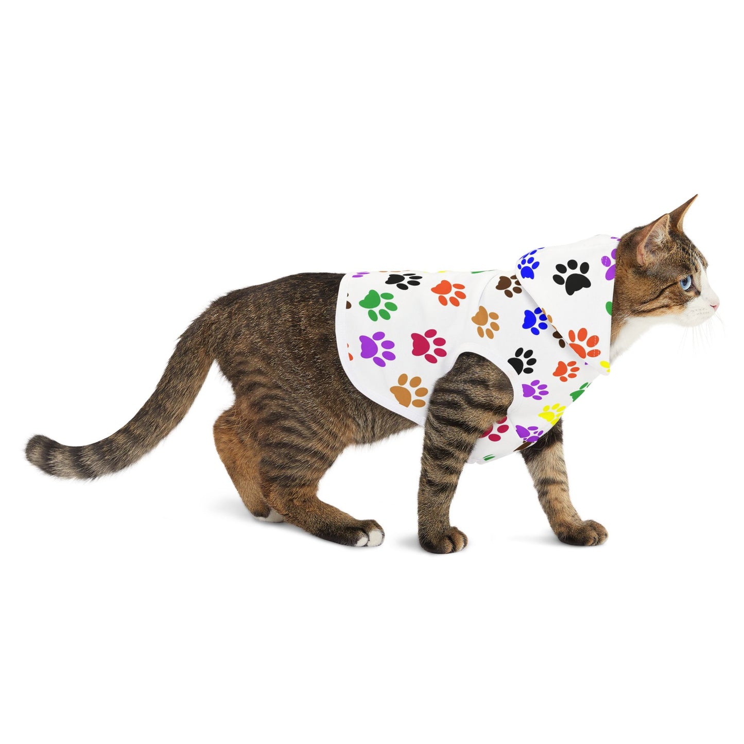 Colorful Pet Hoodie for Stylish Dogs, Cozy Dog Sweater, Cute Animal Clothing, Pet Gift, Dog Owner Apparel