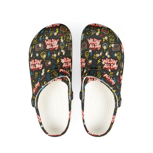 Colorful EVA Foam Shoes, Fun Slip-On Footwear, Perfect for Summer, Casual Wear, Festivals, Outdoor Adventures
