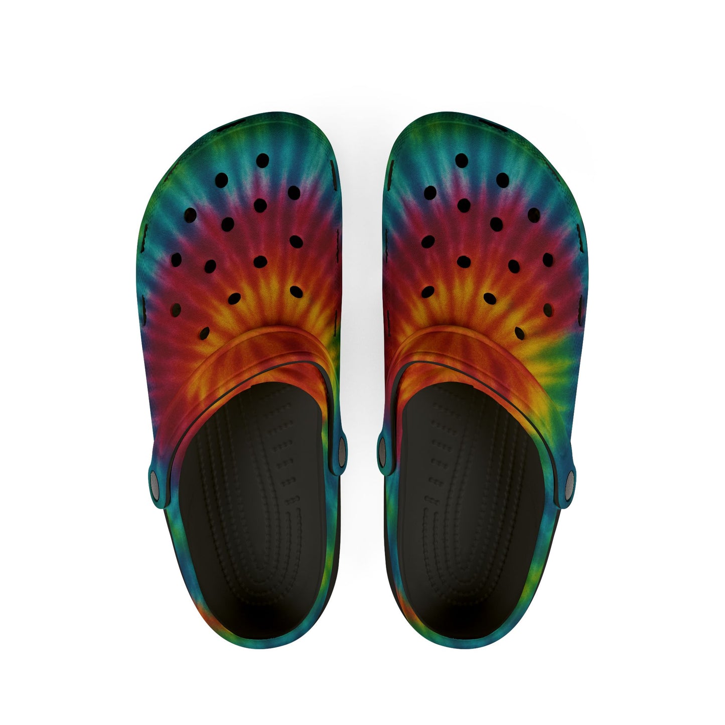 Vibrant Tie-Dye EVA Foam Shoes | Comfortable Clogs for Summer, Beach, Gardening, Fun Gifts, Festive Footwear