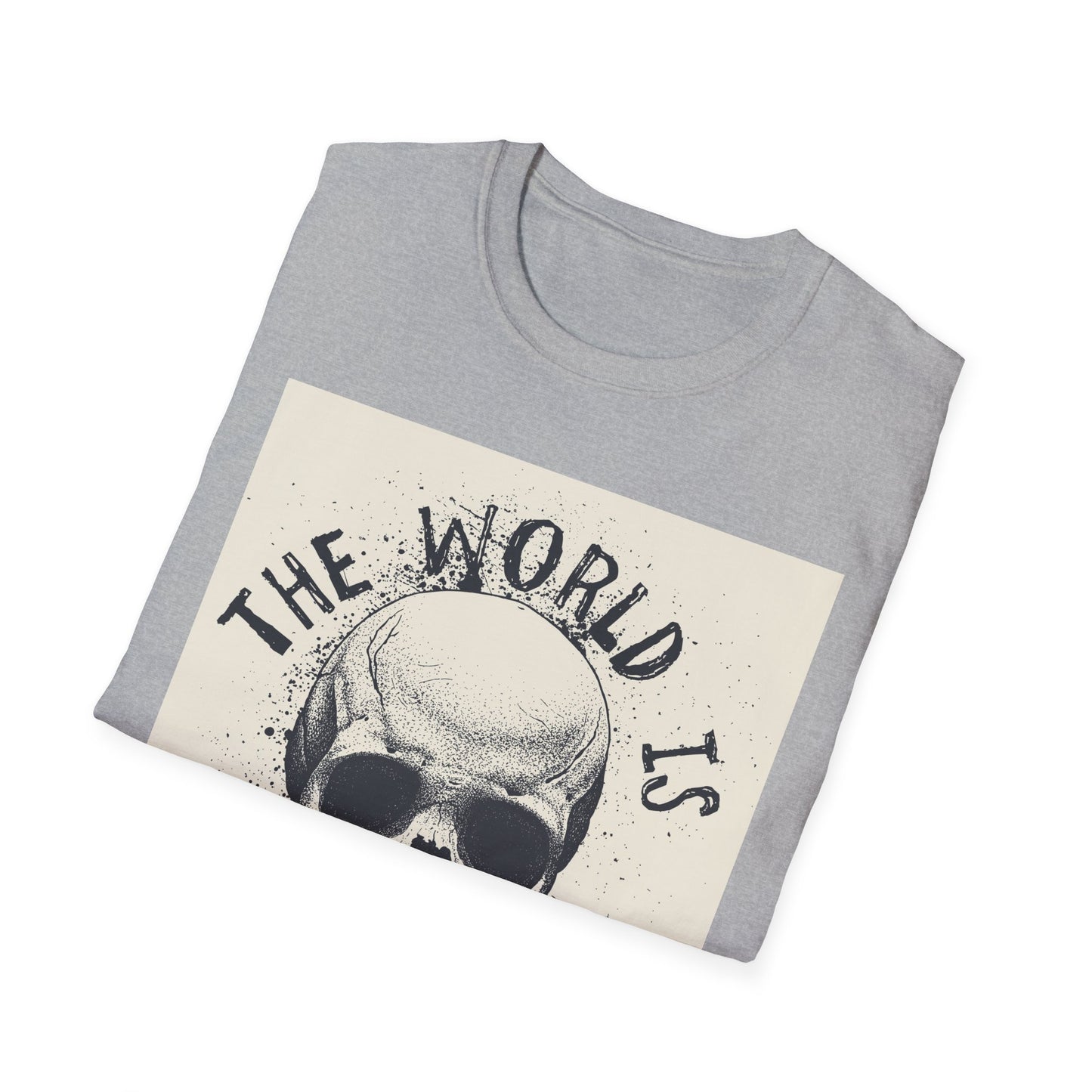 Skull Graphic Unisex T-Shirt - Edgy Casual Wear for Comfort & Style, Grunge Fashion, Gift for Him/Her, Halloween Outfit, Alternative Apparel