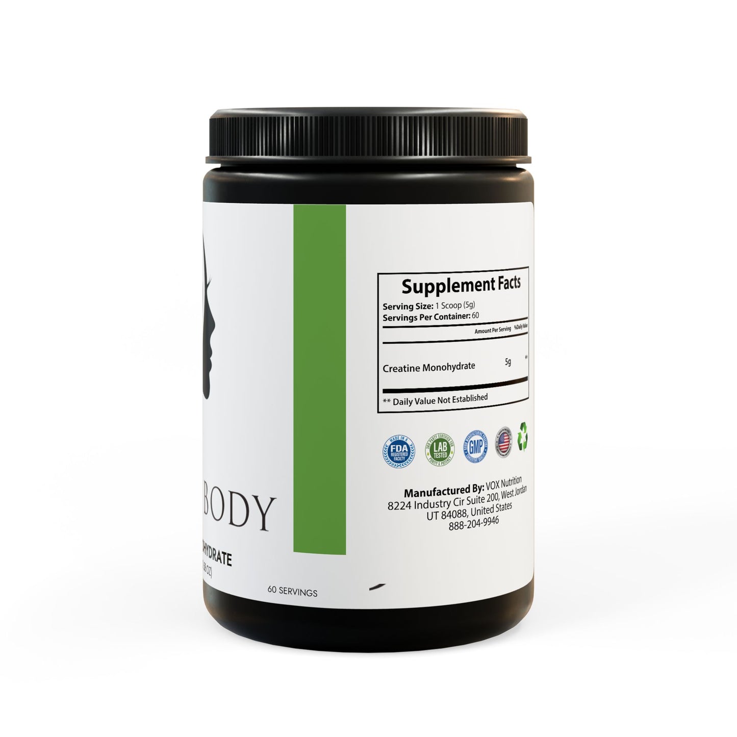 Creatine Monohydrate Supplement (300g, 10.58oz)